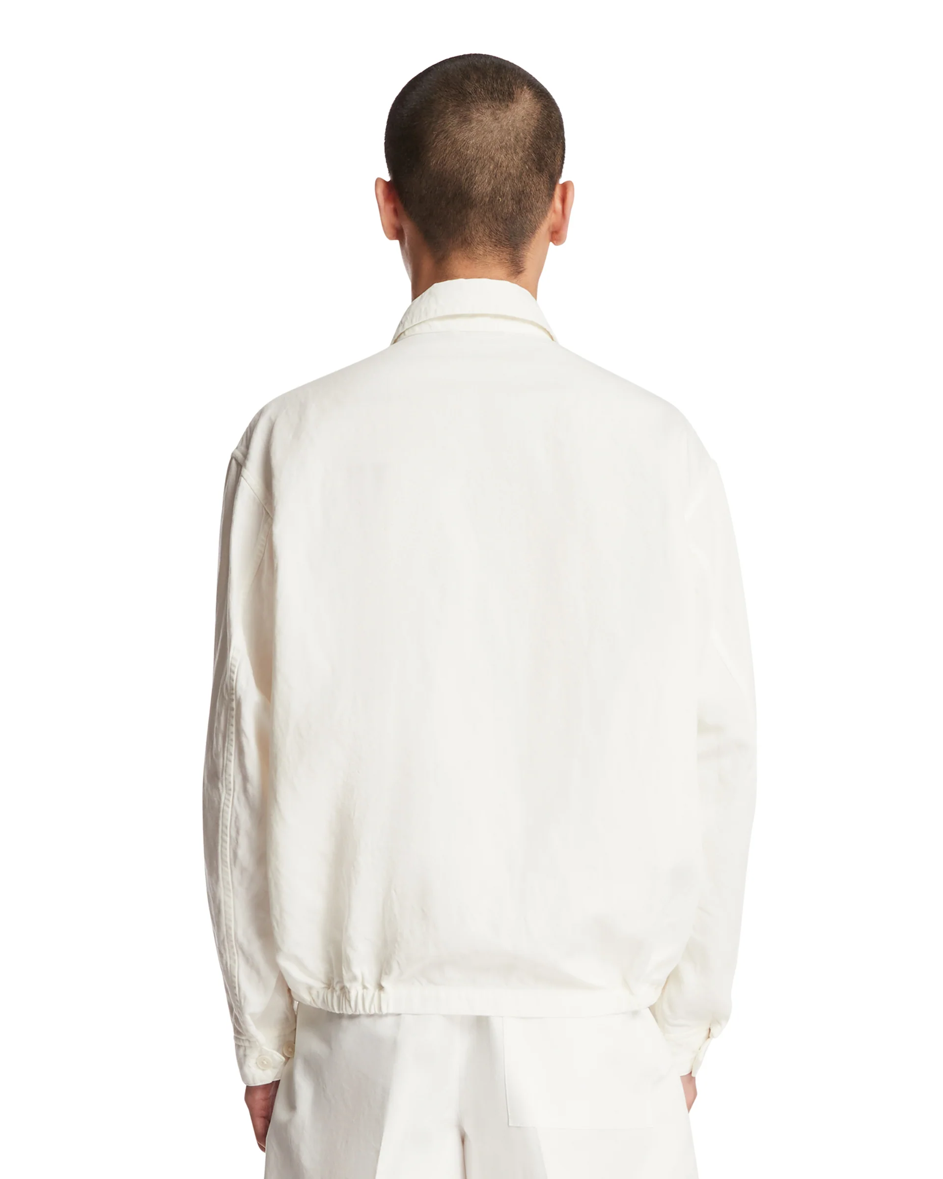 Giacca Gaba Zip Blouson Bianca - Image 5