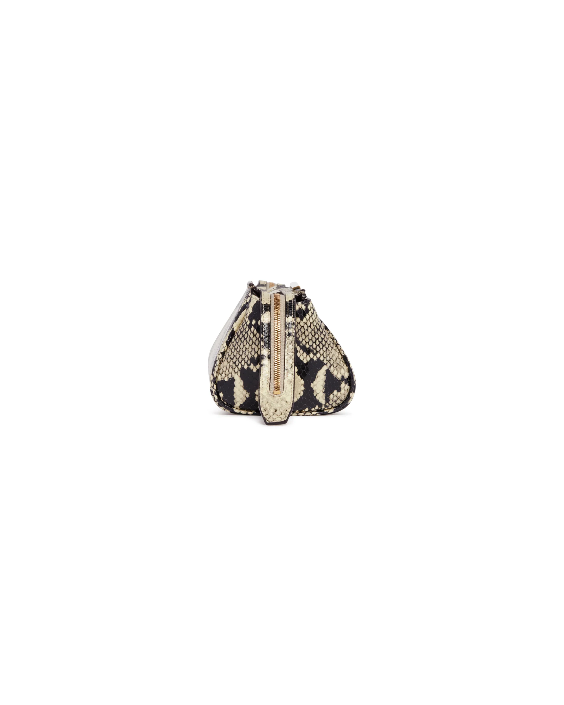 Clutch Stampa Serpente Beige - Image 6