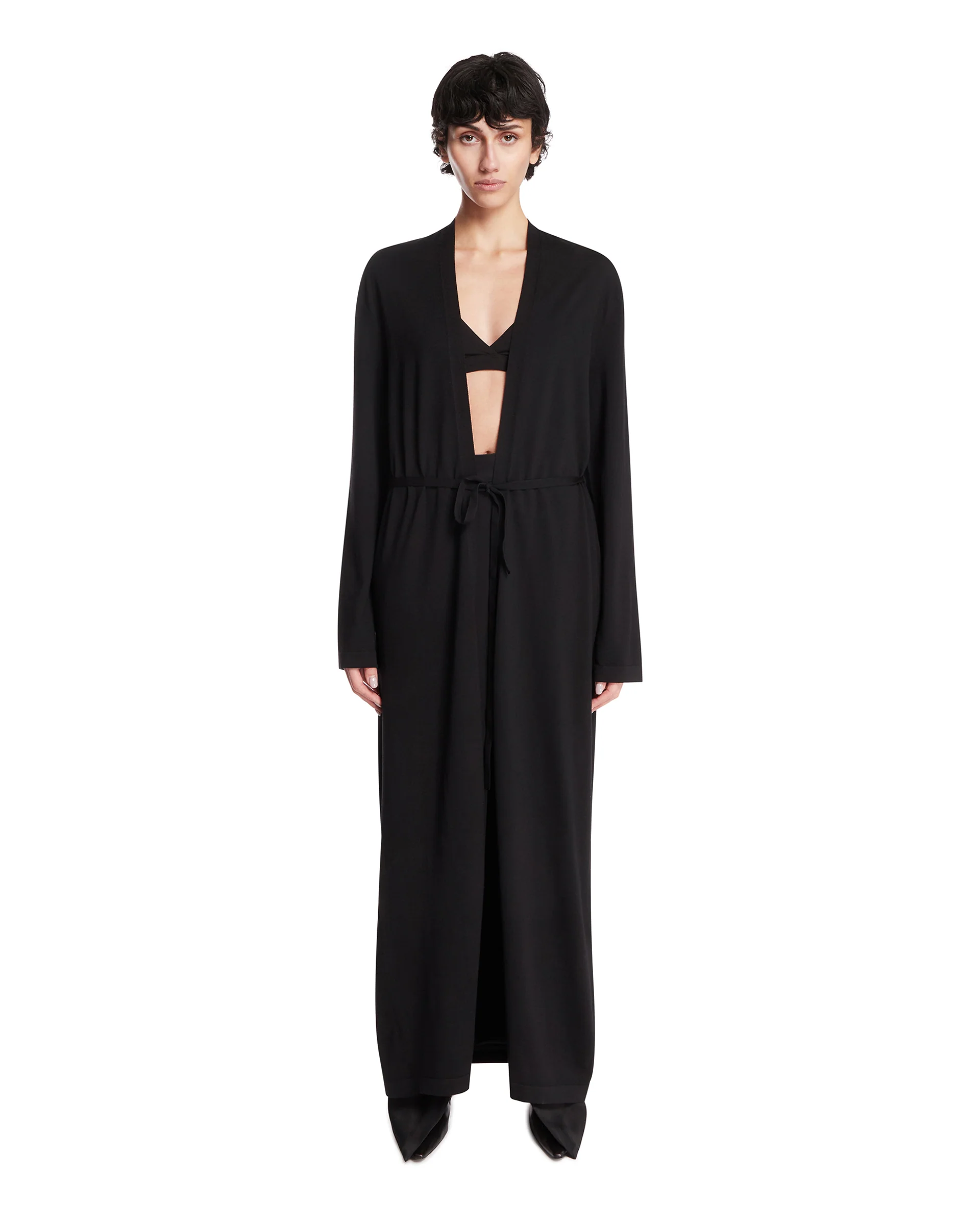 Cardigan Alek Lungo Nero
