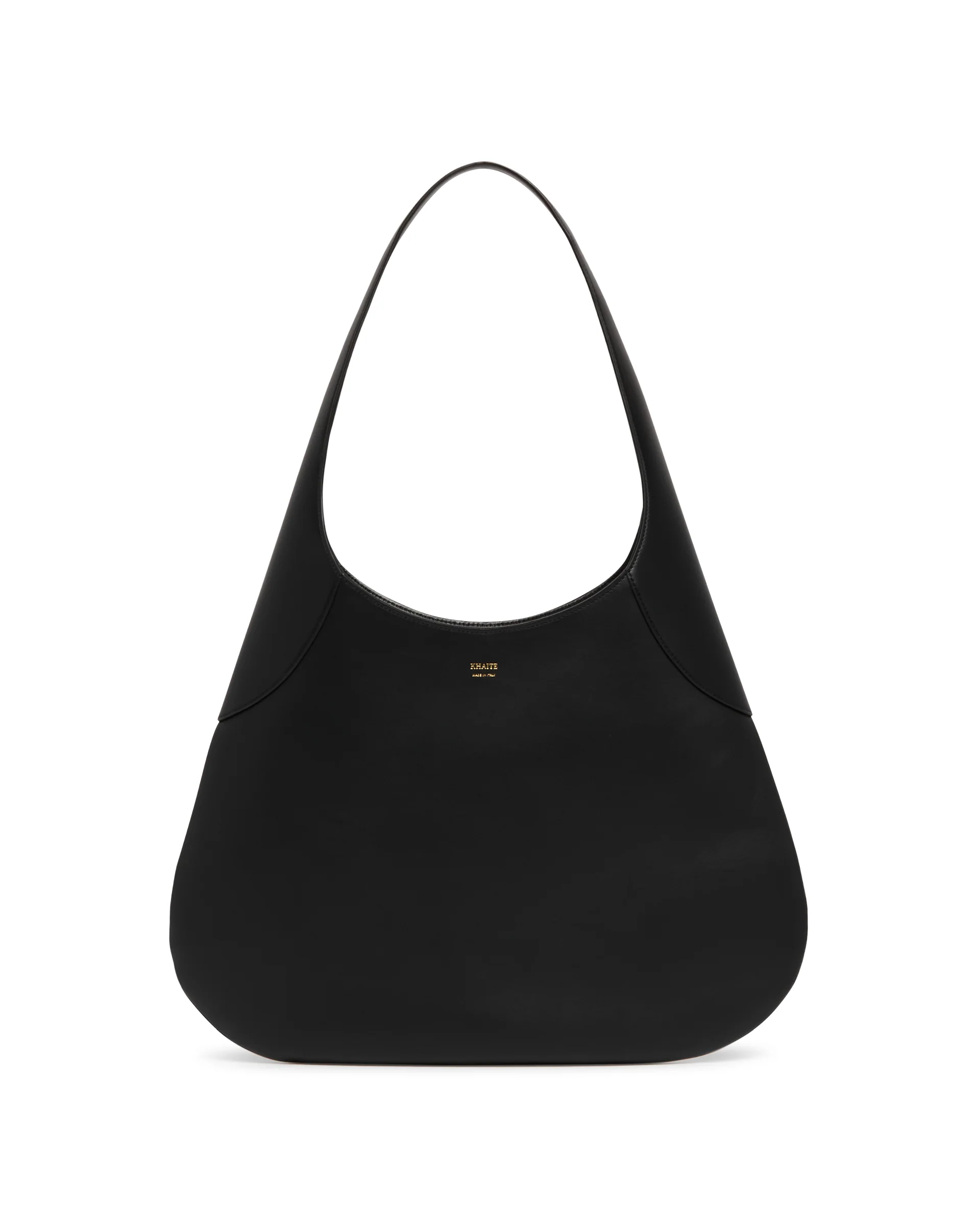 Hobo Bag Joan In Pelle Nera - Image 2