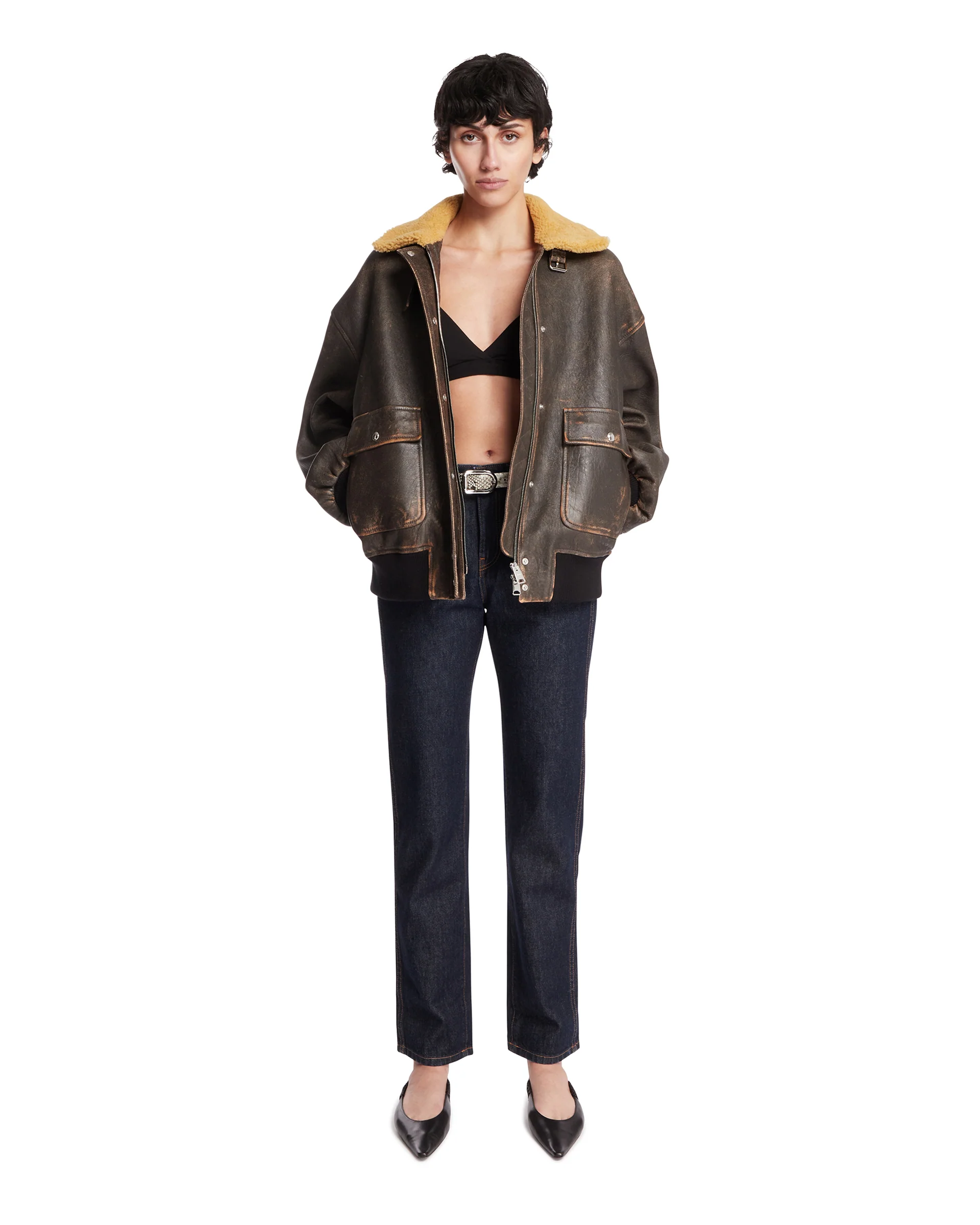 Jeans A Gamba Dritta Blu Scuri - Image 3