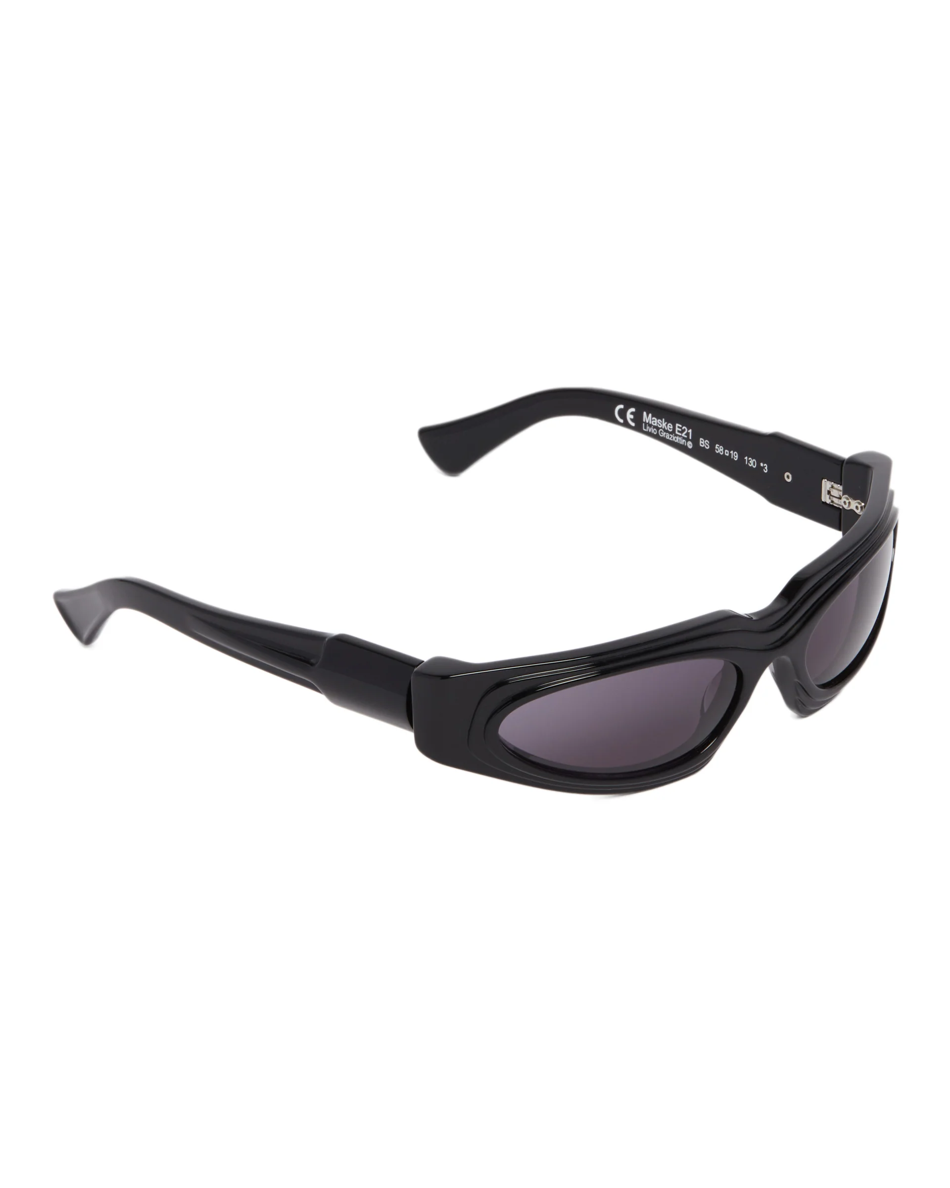 Occhiali Da Sole Mask E21 Neri - Image 3