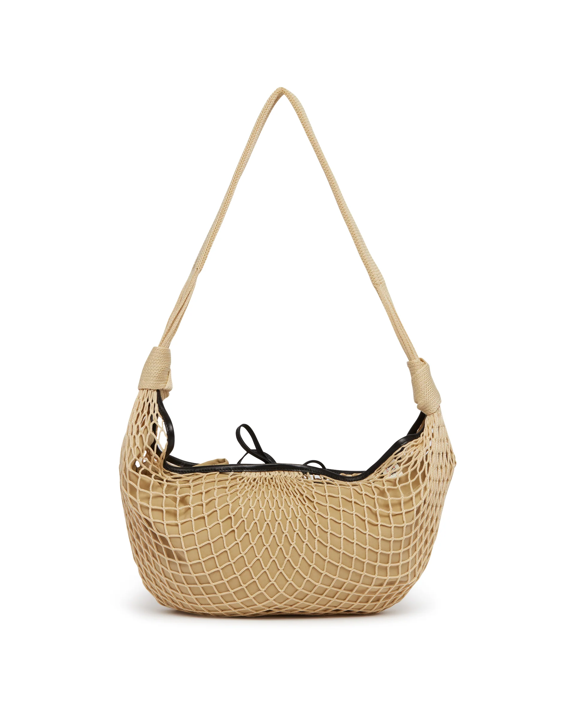 Borsa Fortune Croissant Filt Bag Beige