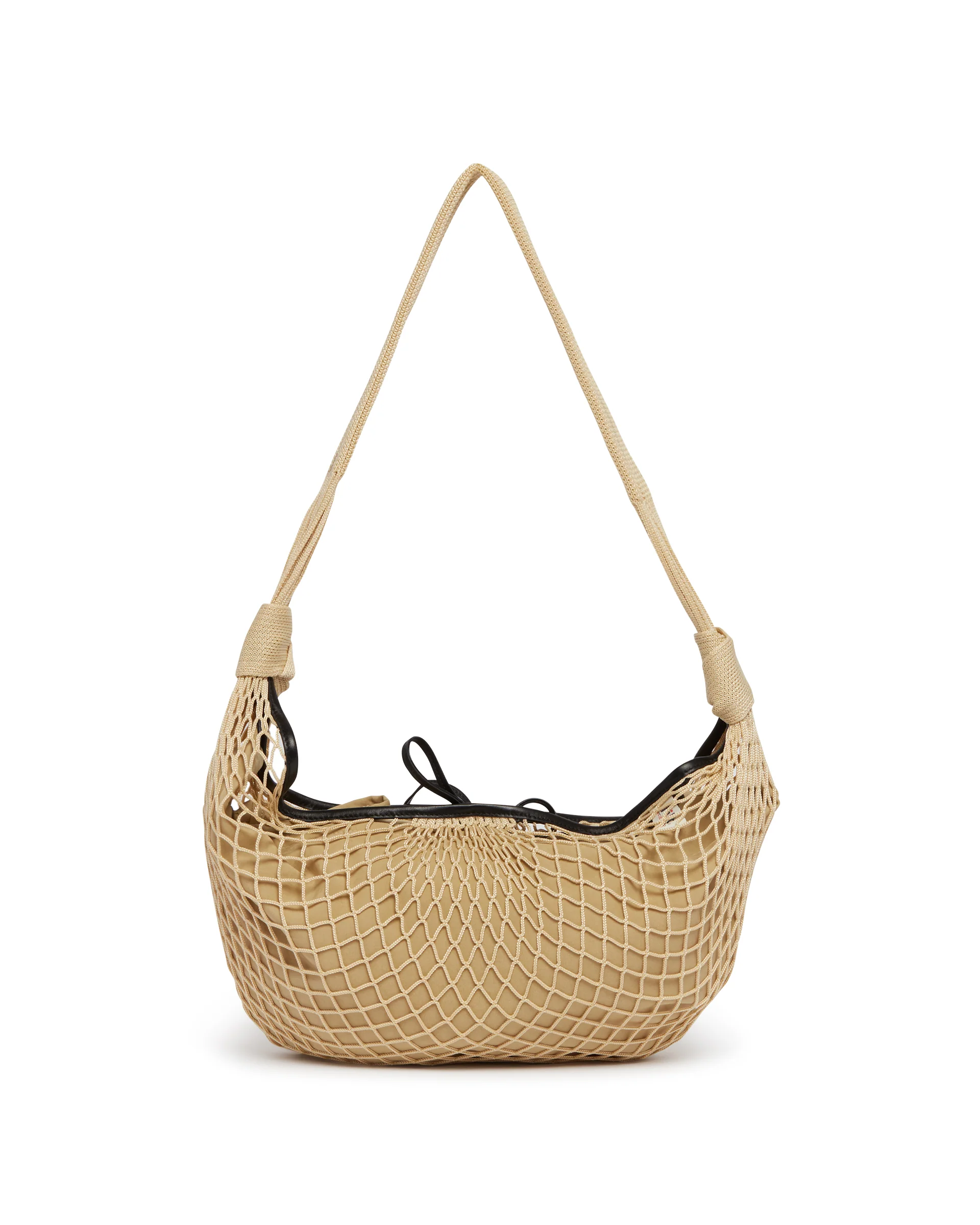 Borsa Fortune Croissant Filt Bag Beige - Image 2
