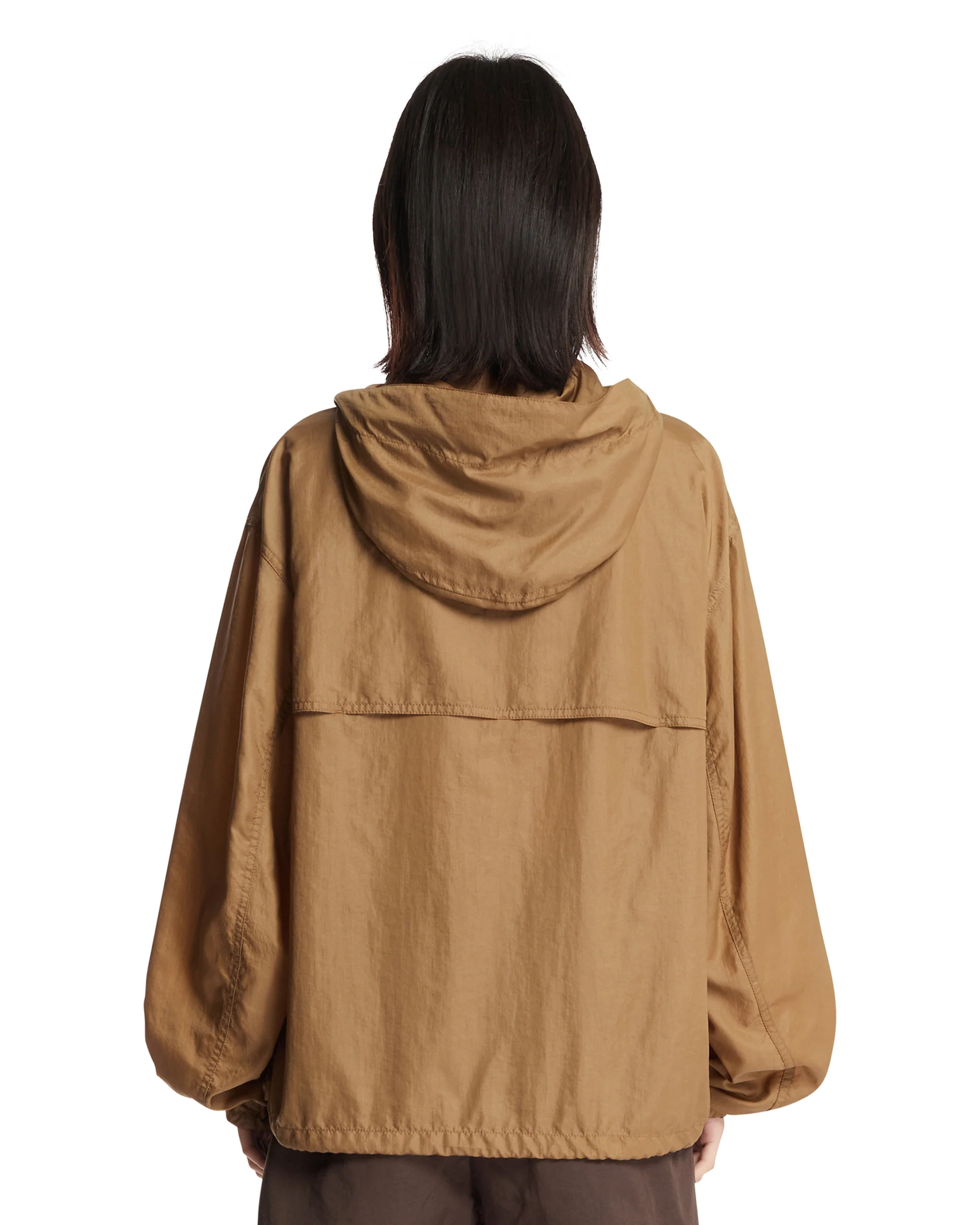 Giacca Con Cappuccio Beige - Image 5