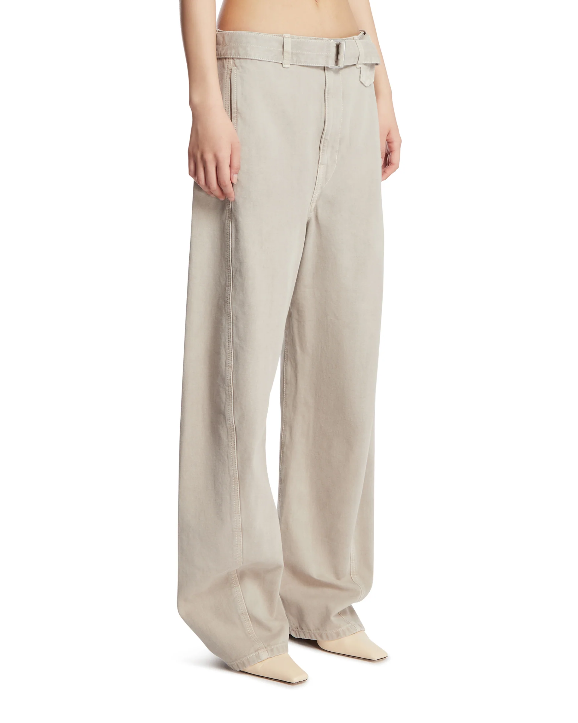 Pantaloni Twisted Beige - Image 2