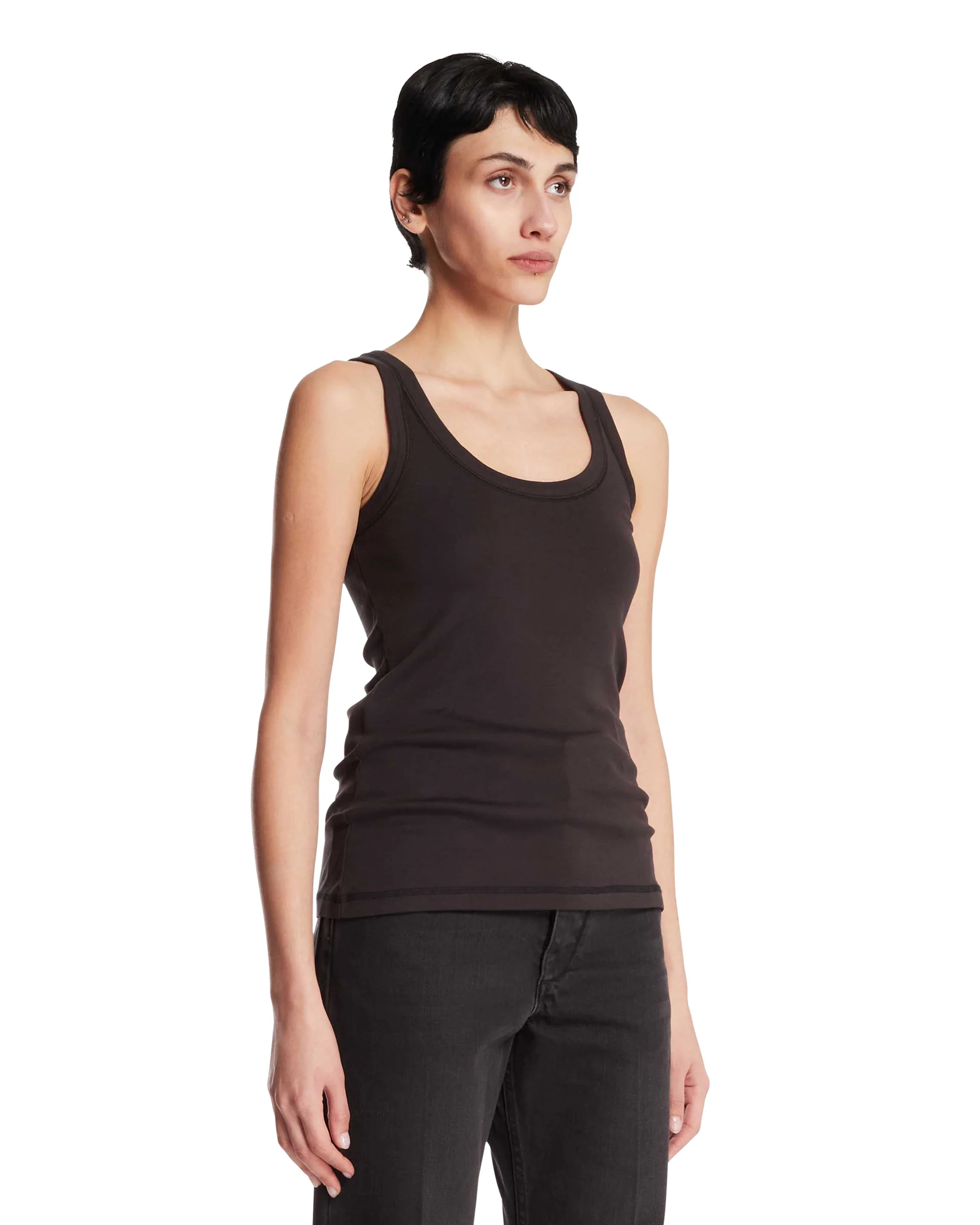 Top In Cotone Nero - Image 2