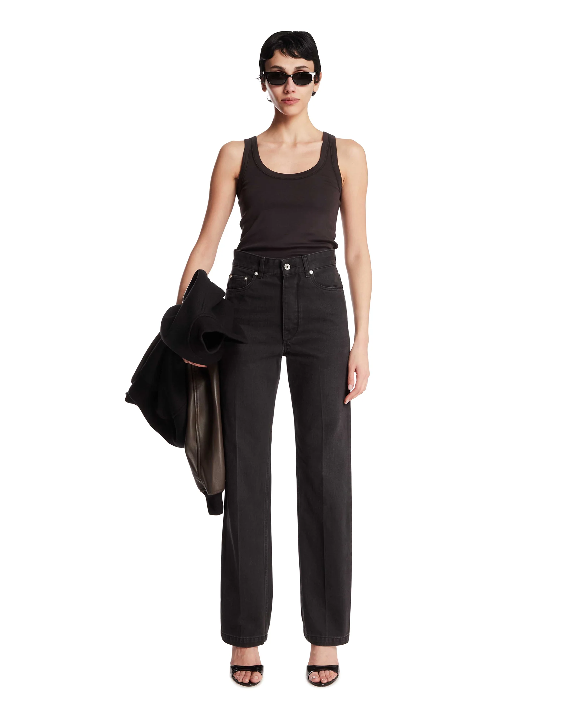Top In Cotone Nero - Image 3