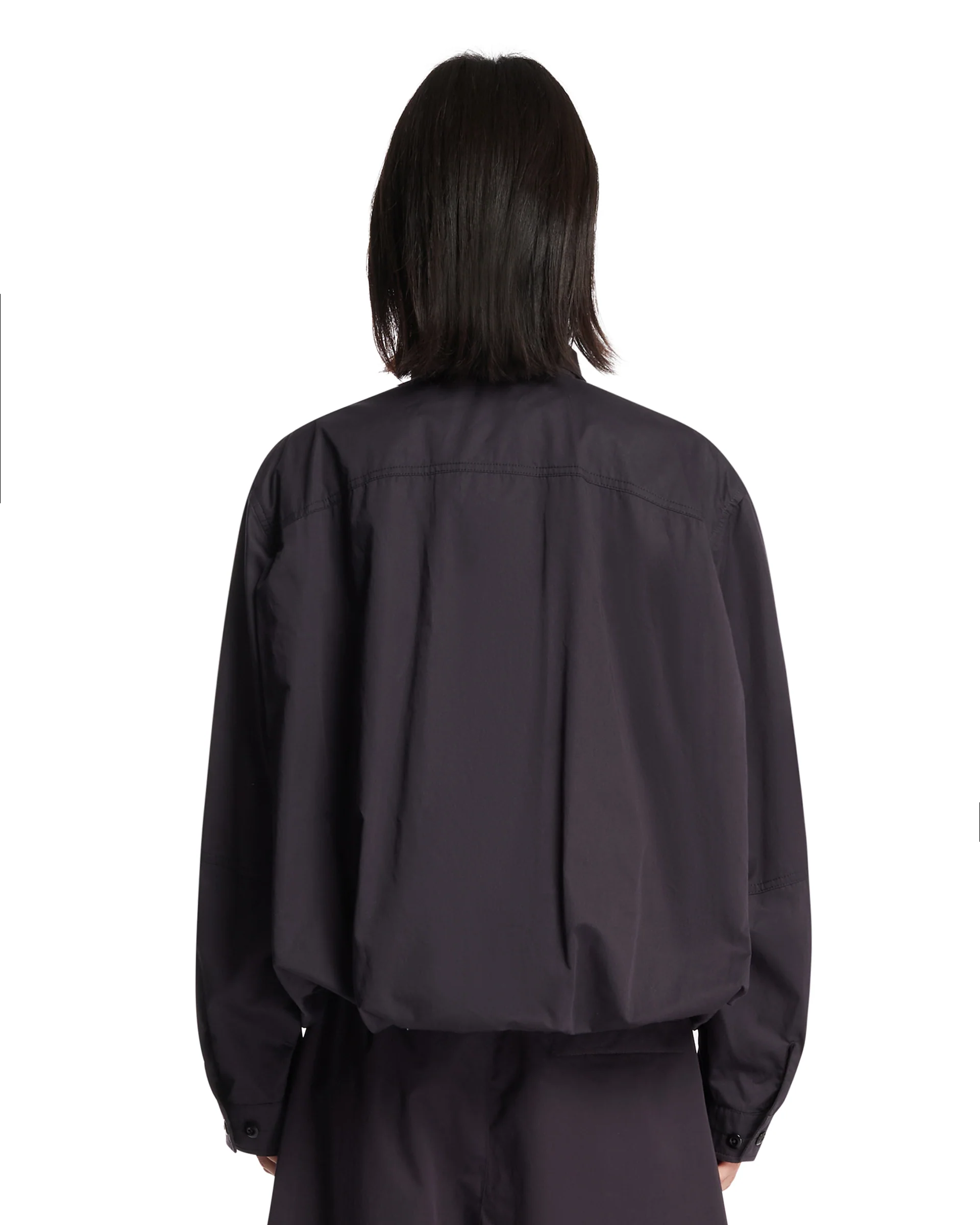 Blouson Jacket A Pieghe Blu - Image 5