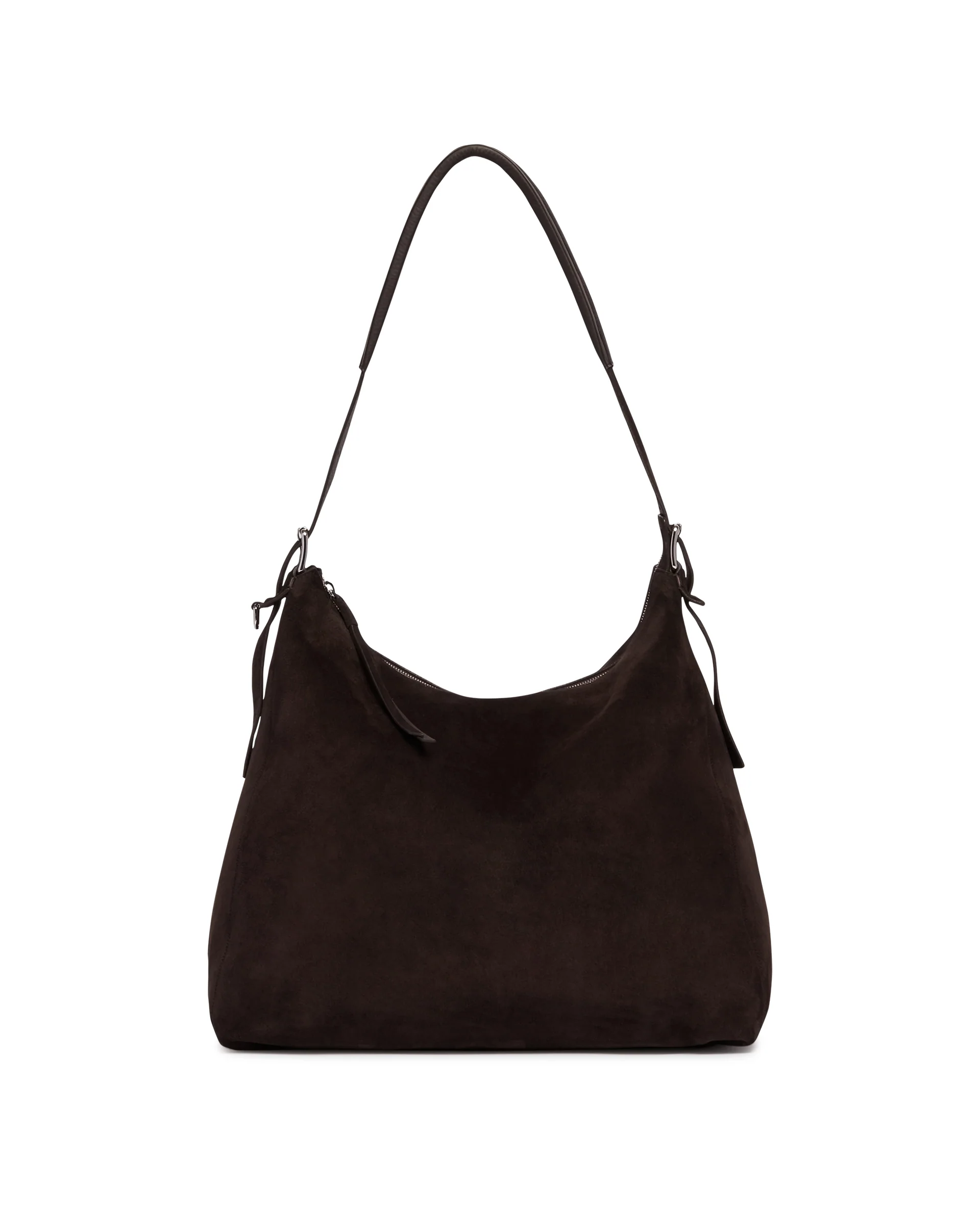 Borsa Belted Hobo Marrone