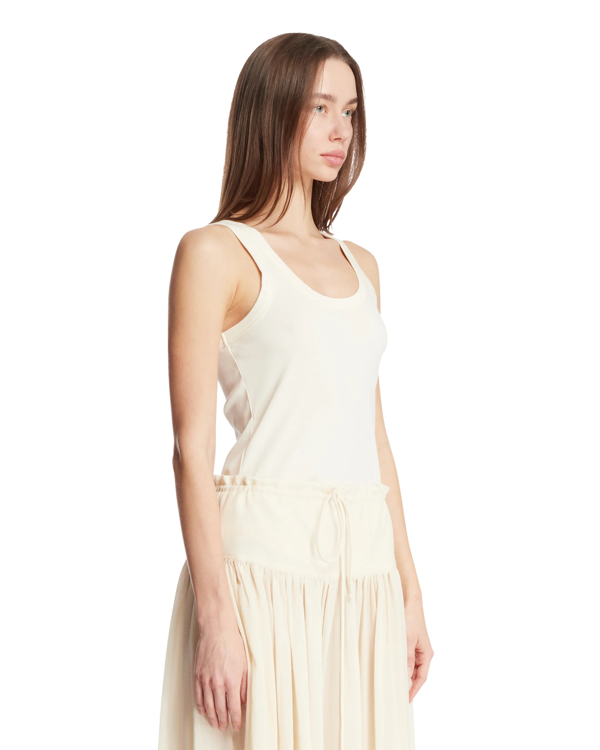 Top In Cotone Bianco - Image 2