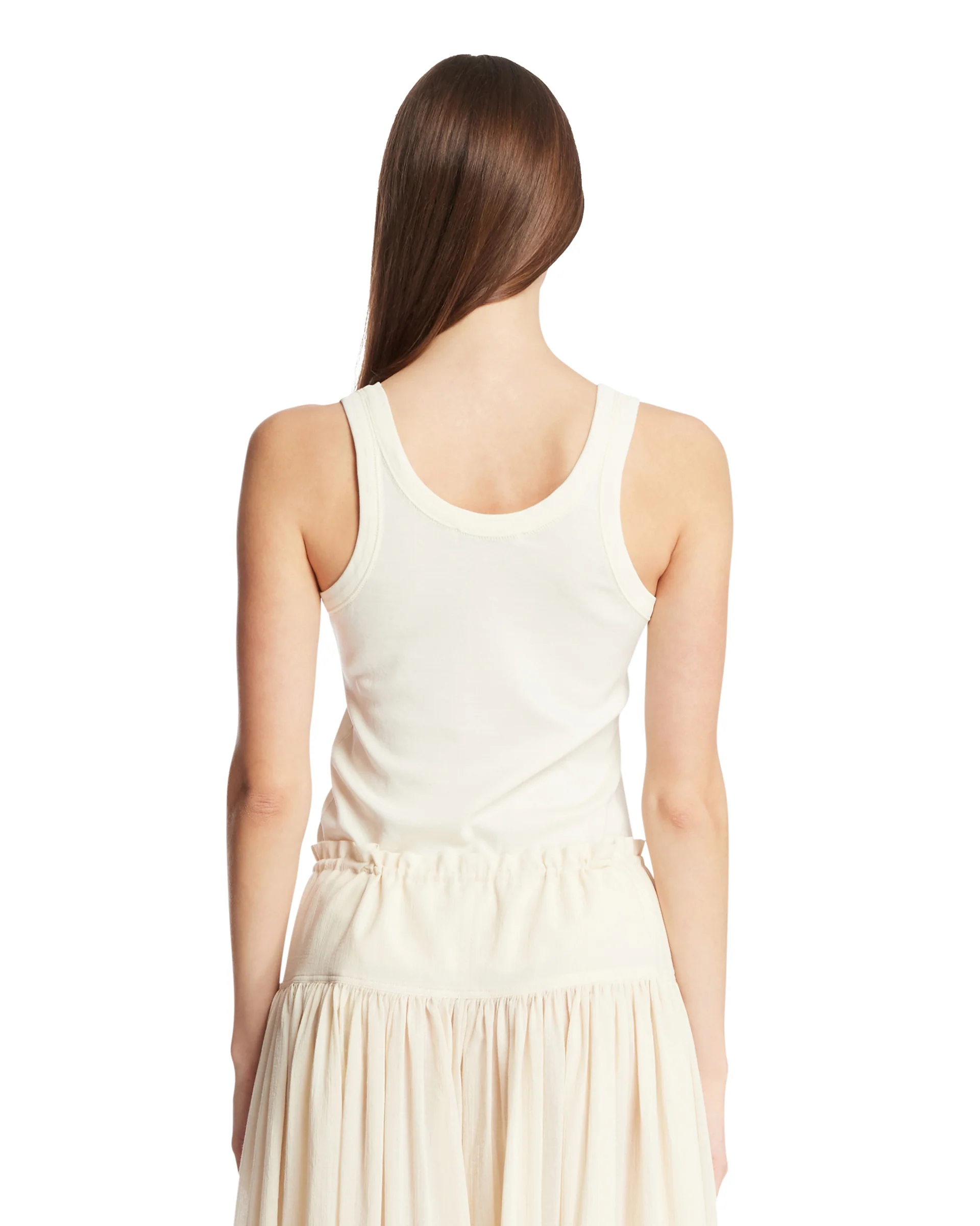 Top In Cotone Bianco - Image 5