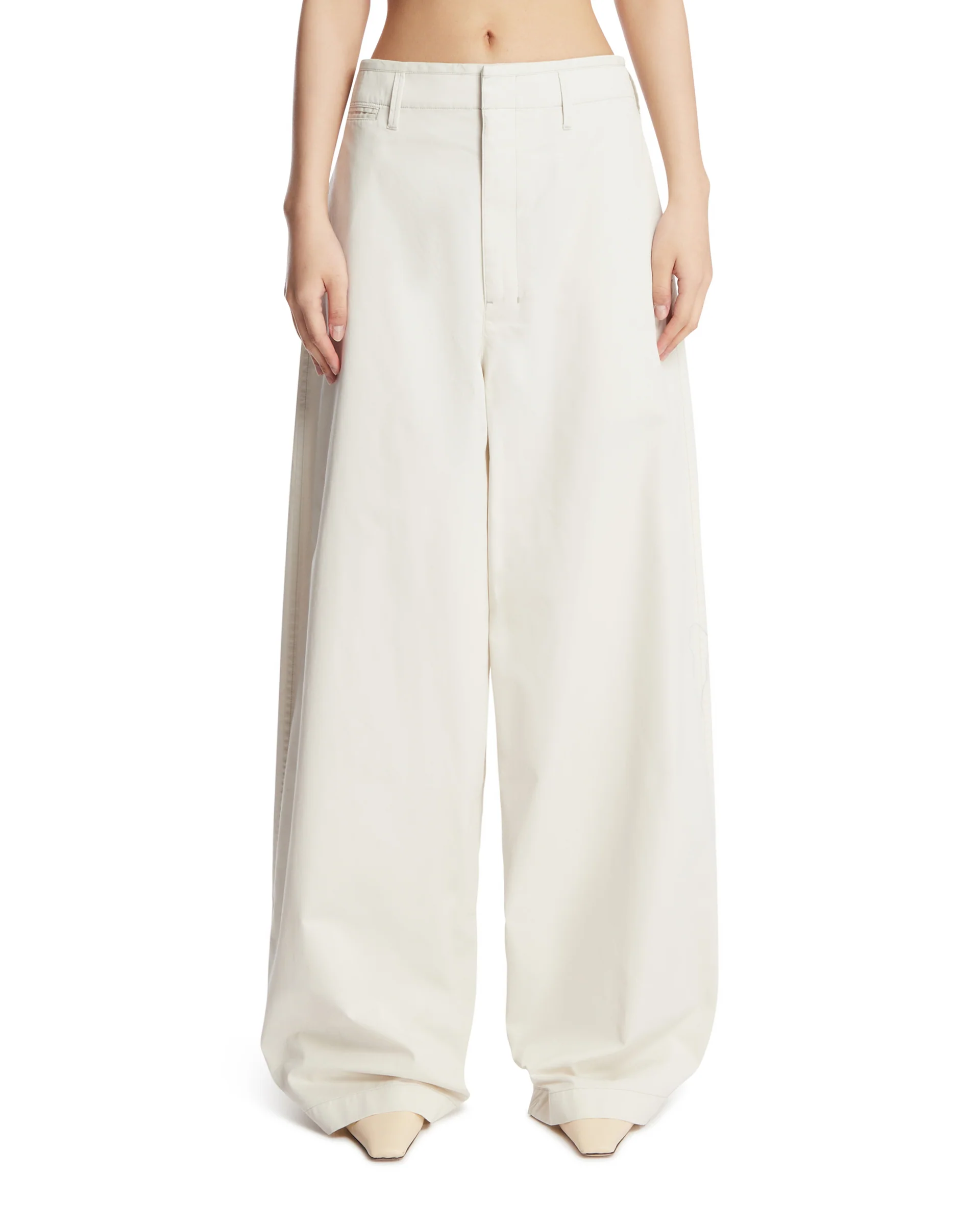 Pantaloni Wide Leg Bianchi