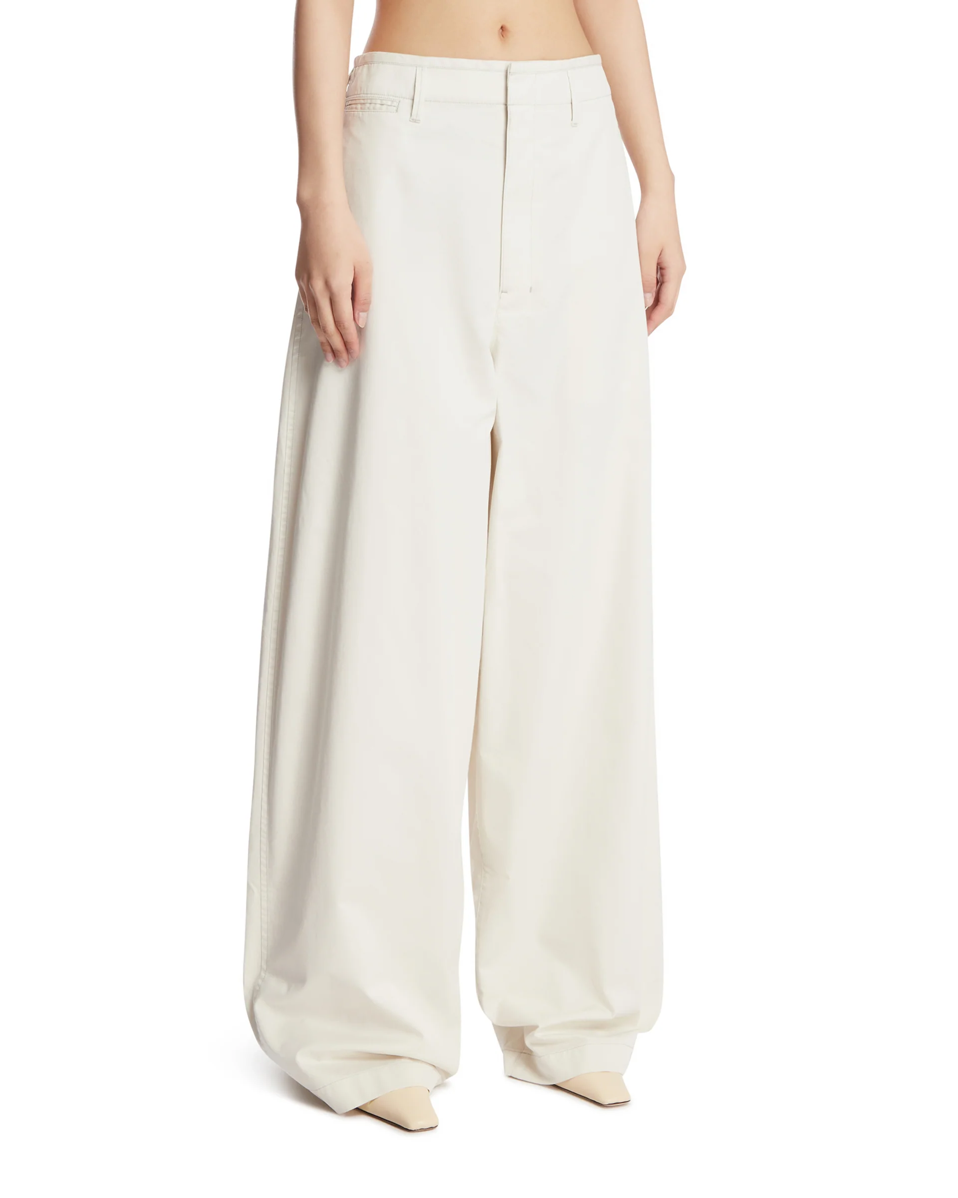 Pantaloni Wide Leg Bianchi - Image 2