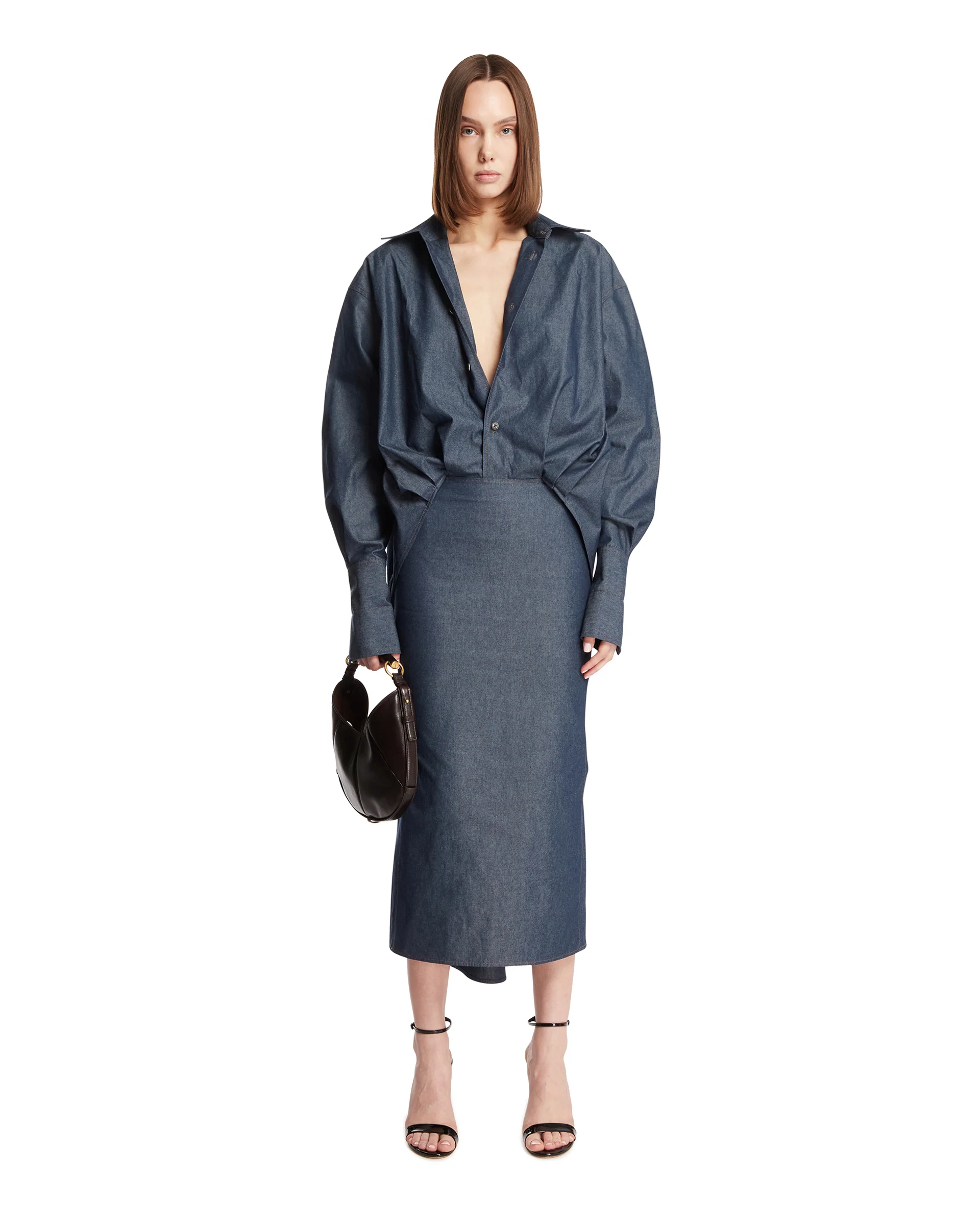 Camicia In Cotone Blu - Image 3