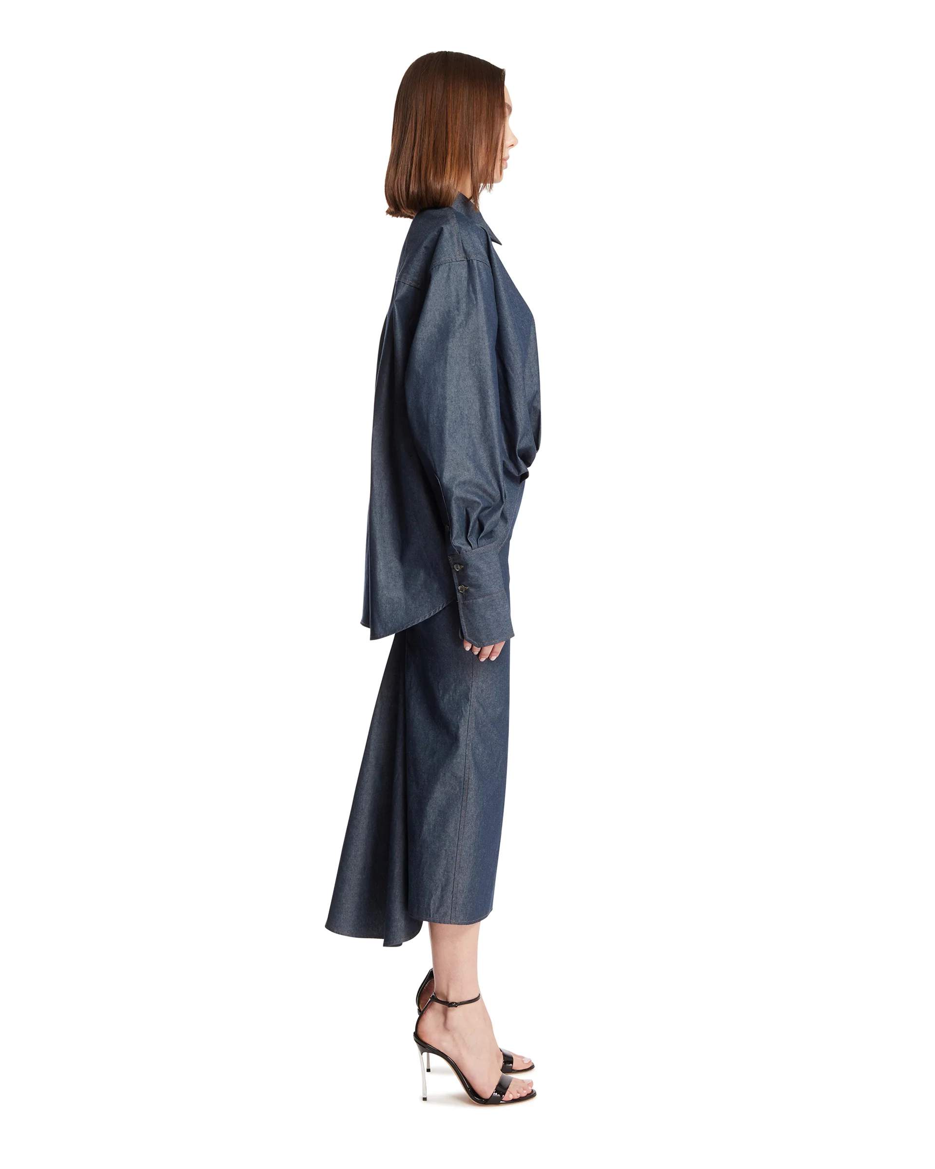 Camicia In Cotone Blu - Image 4
