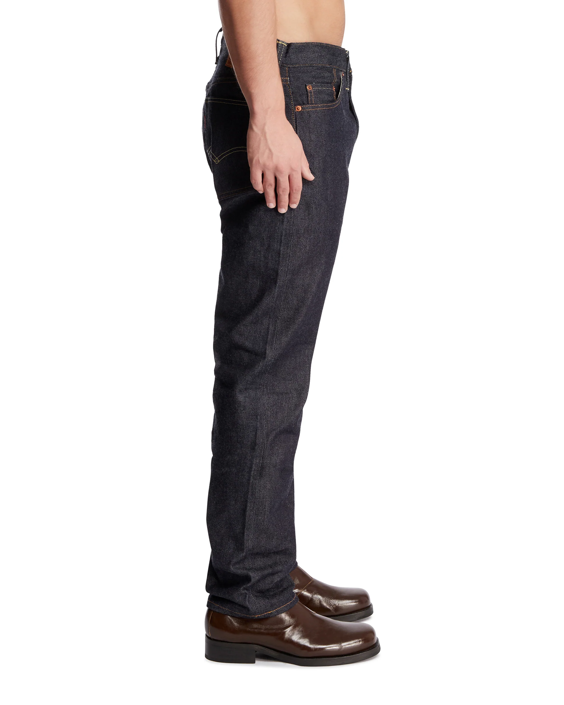 Levis x Barbour Jeans 1954 501 Blu Scuri - Image 4
