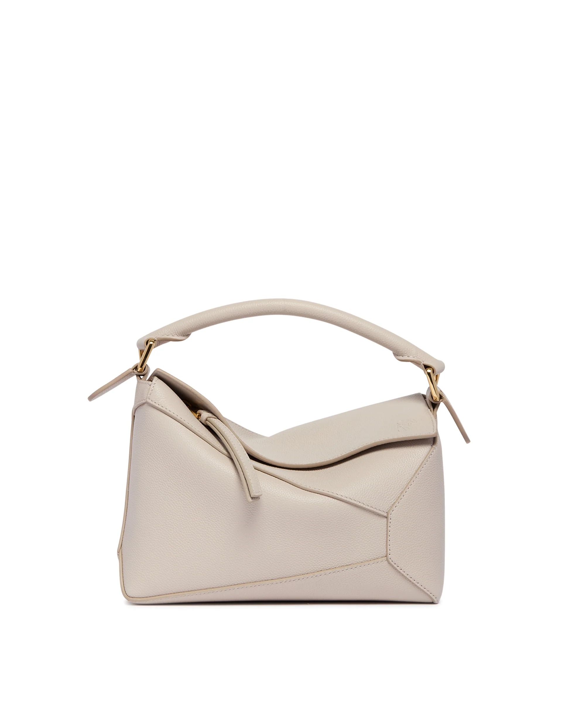 Borsa Puzzle Edge Piccola Beige