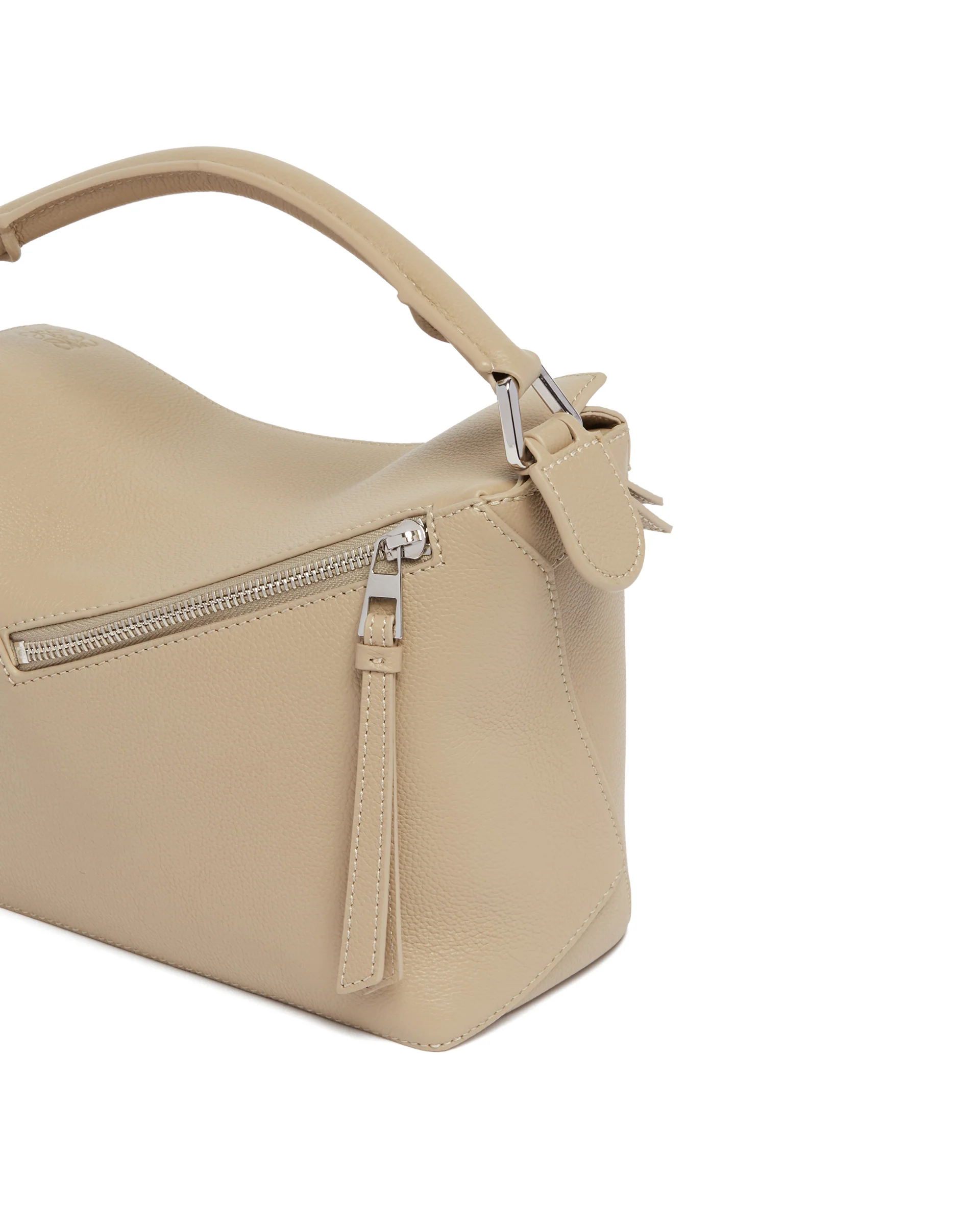 Borsa Puzzle Edge Piccola Beige - Image 4