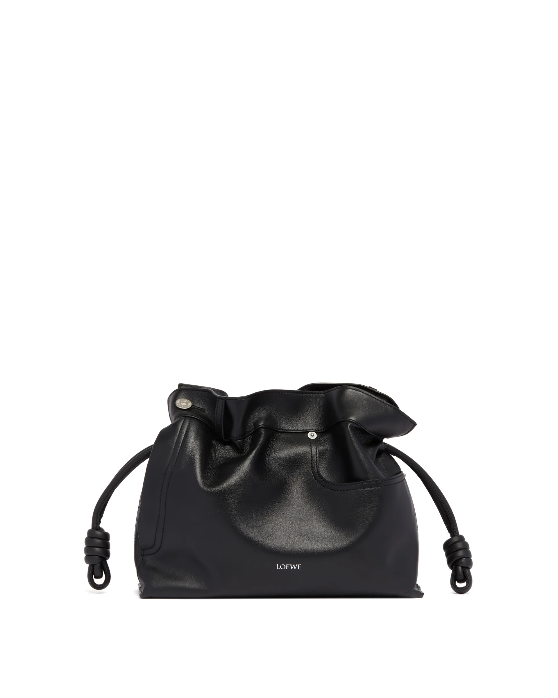 Borsa Flamenco Pants Clutch Media Nera