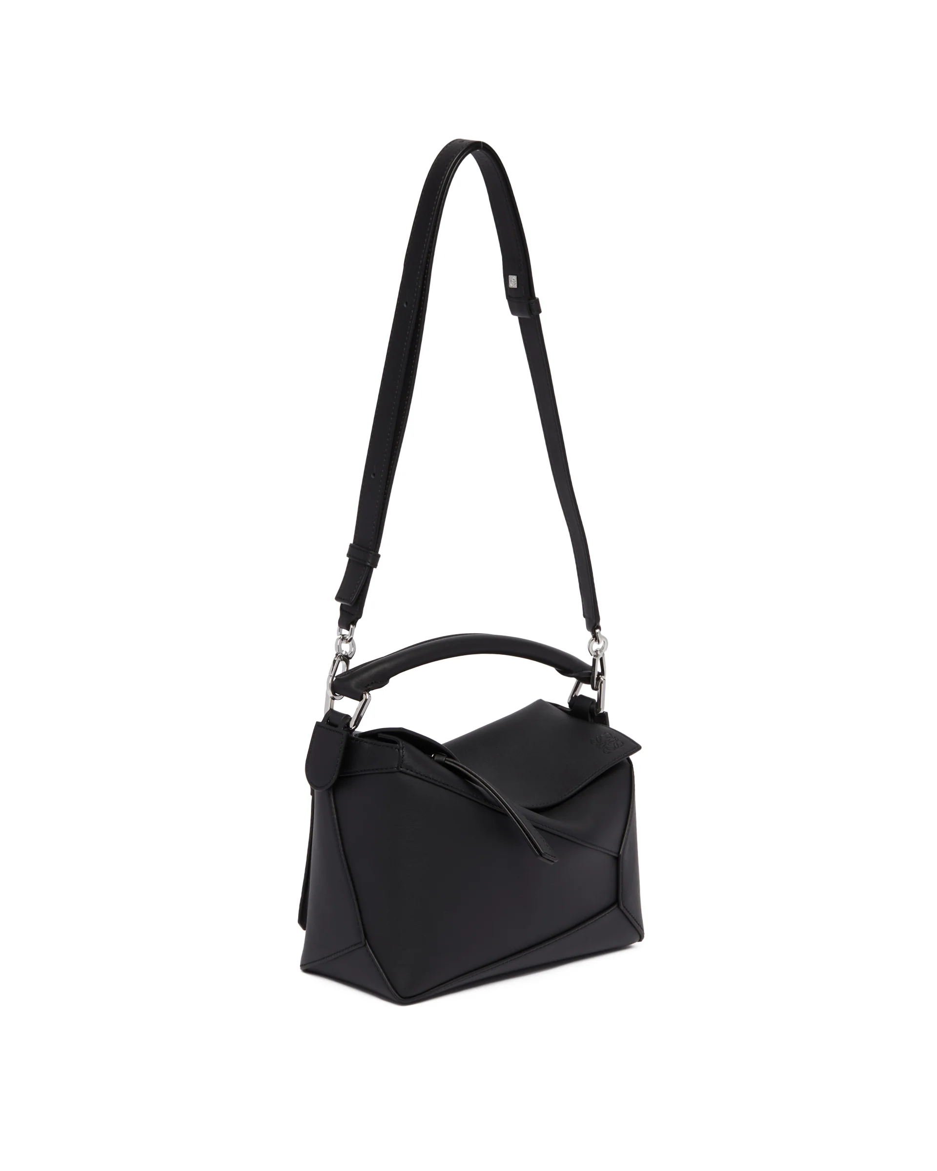 Borsa Puzzle Edge Piccola Nera - Image 5