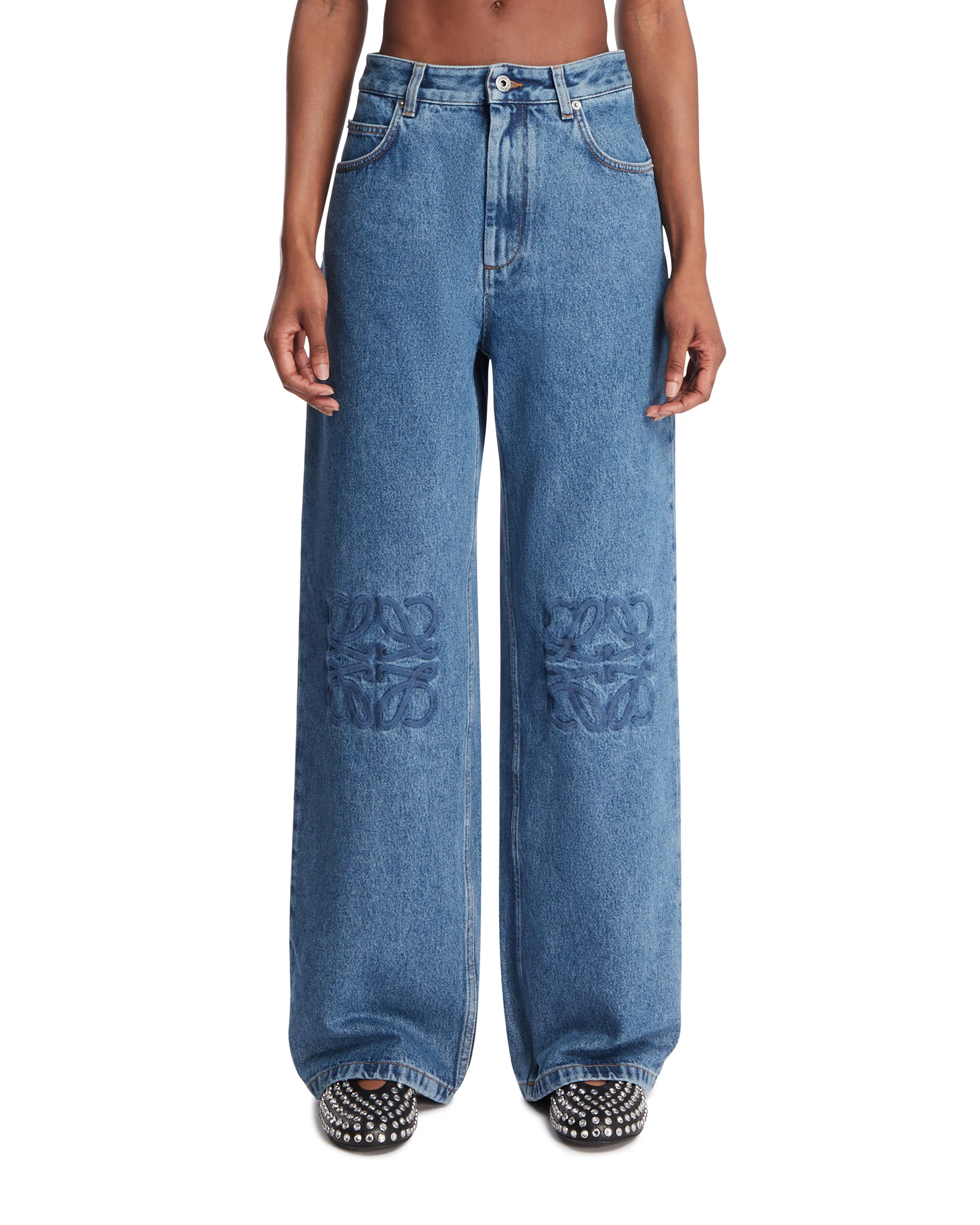Jeans Anagram Baggy Blu