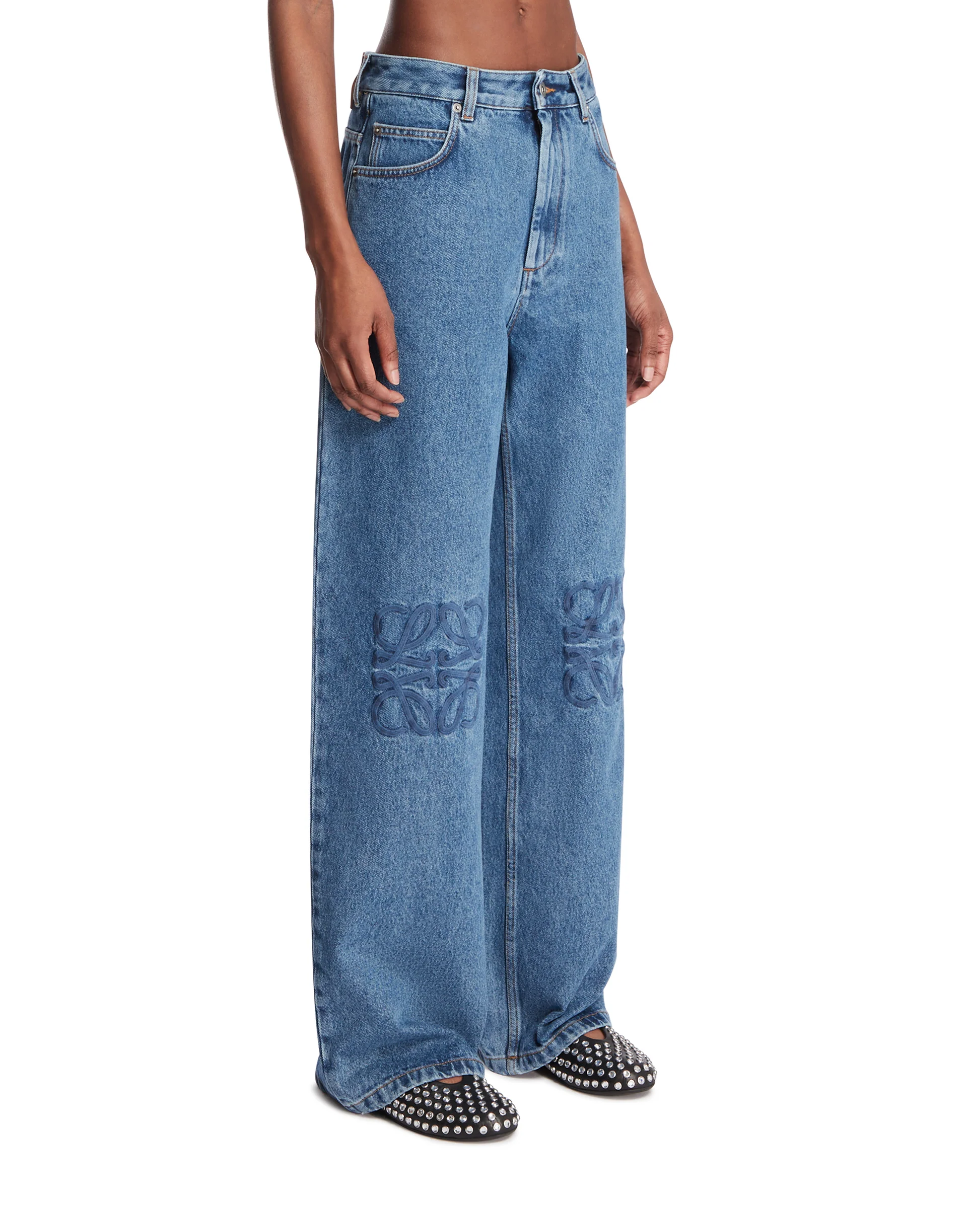 Jeans Anagram Baggy Blu - Image 2