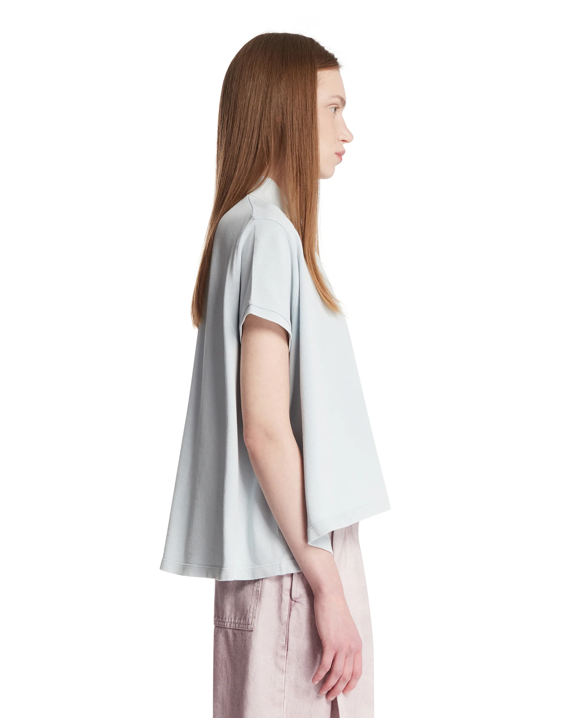 Polo In Cotone Anagram Azzurra - Image 4