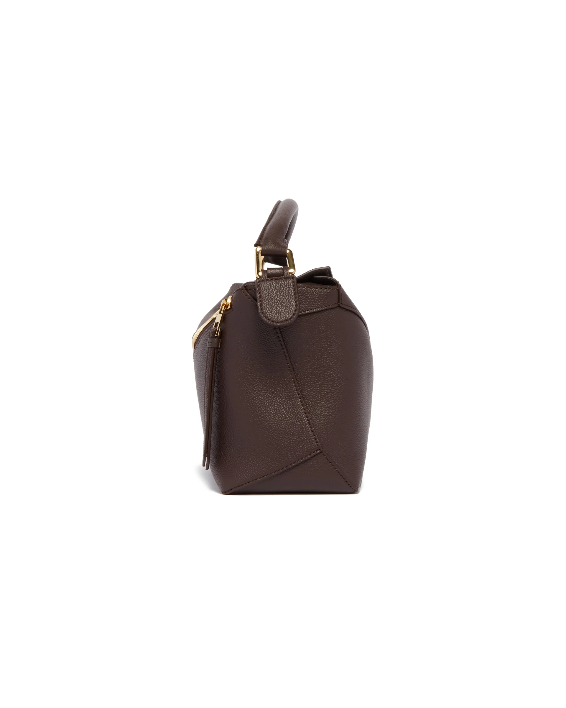 Borsa Puzzle Edge Piccola Marrone - Image 6
