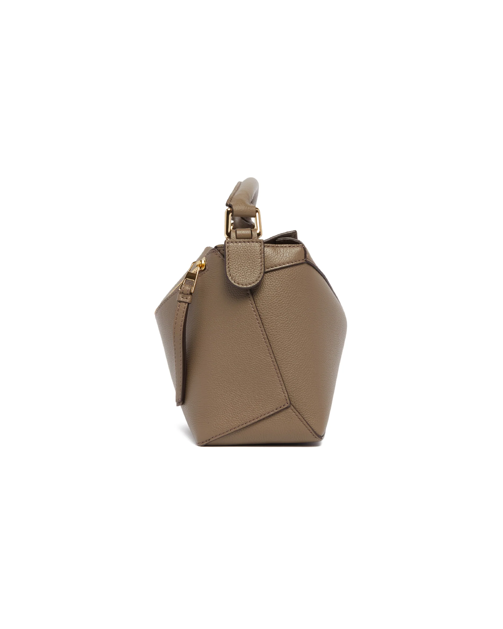 Borsa Puzzle Edge Piccola Marrone - Image 7