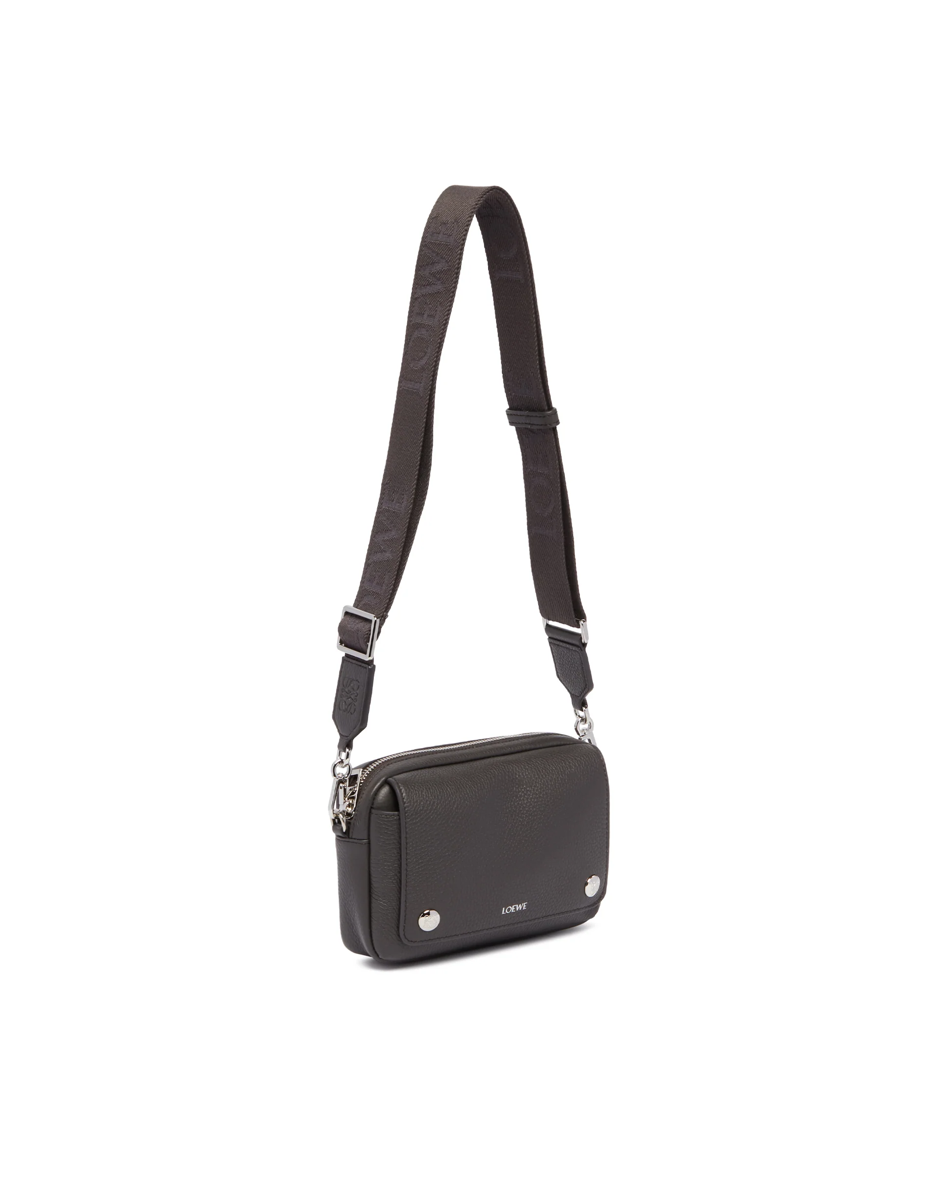 Borsa Pebble Messenger Piccola Grigia - Image 5