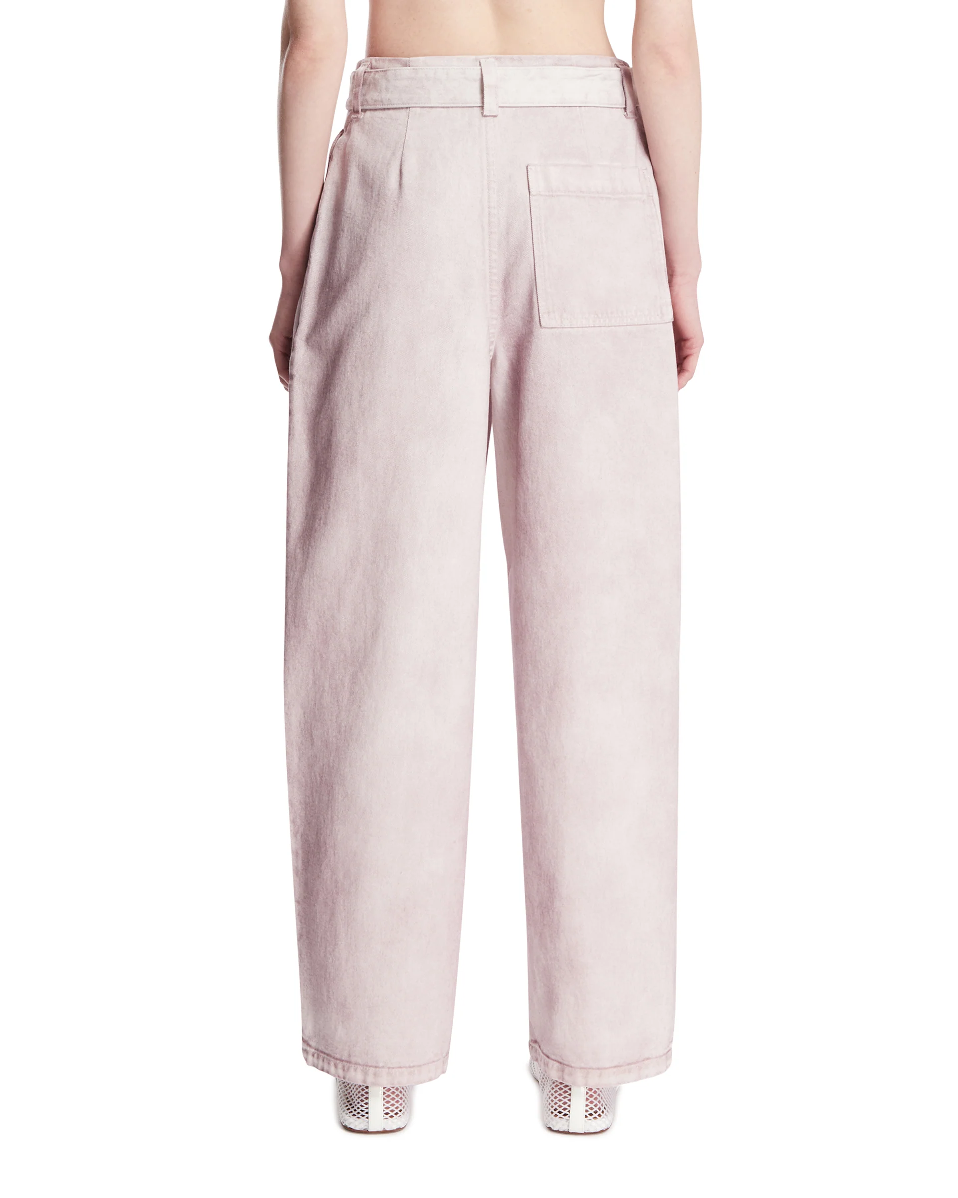 Pantaloni In Cotone Rosa - Image 5