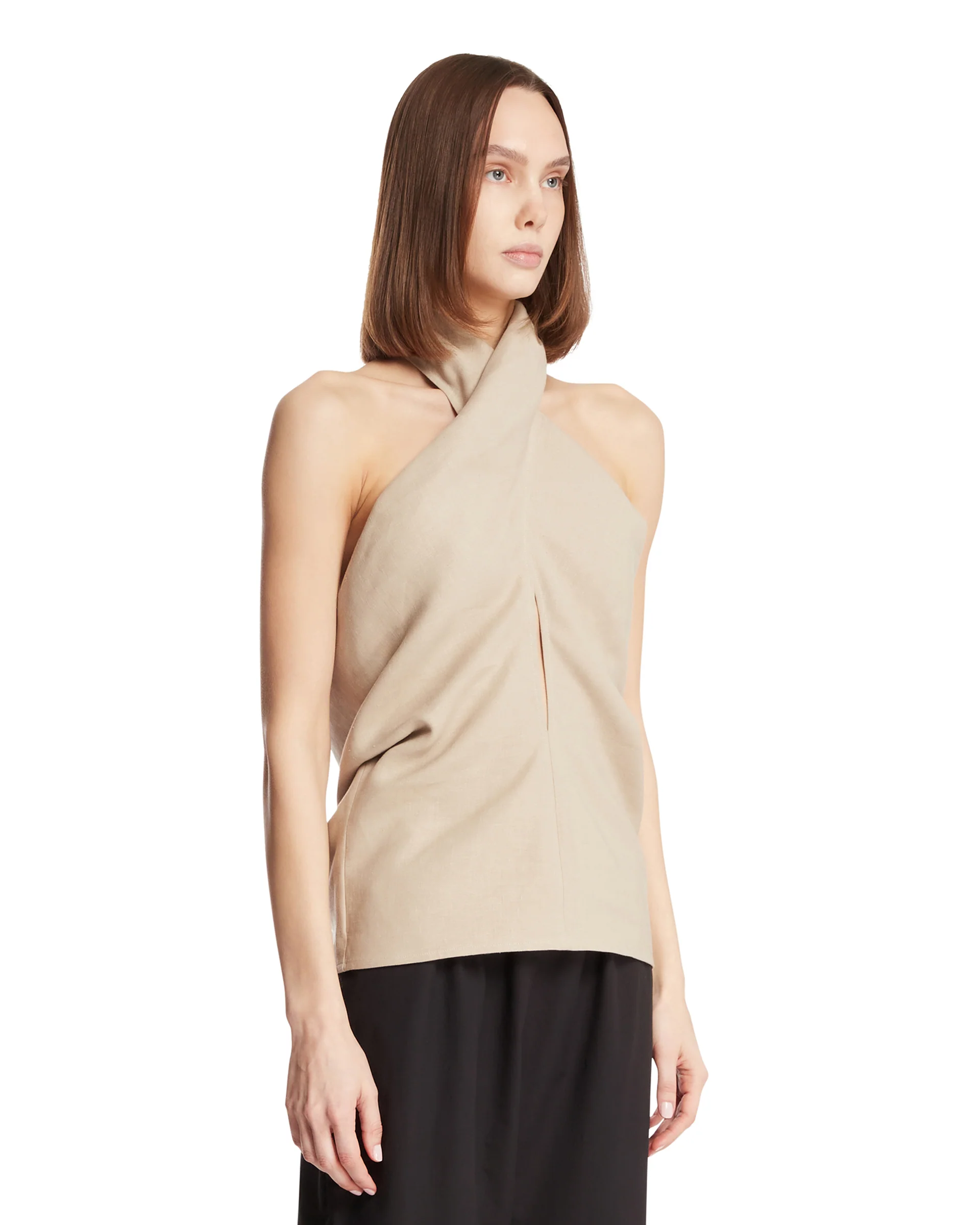 Top Incrociato Beige - Image 2