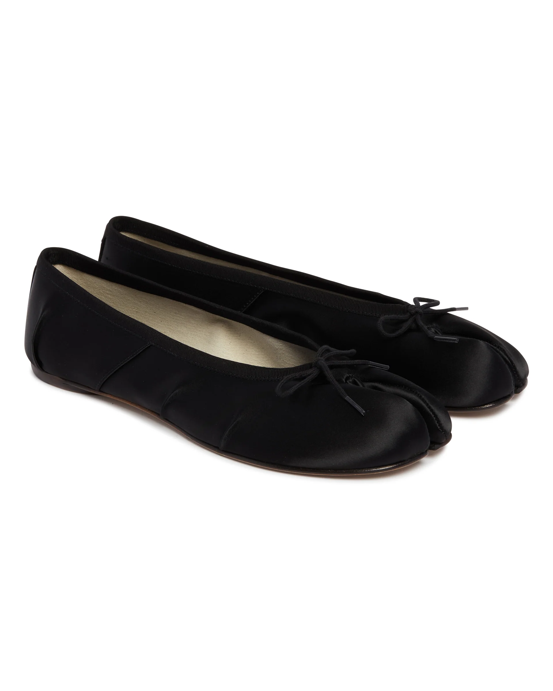 Ballerine Tabi In Raso Nere - Image 3
