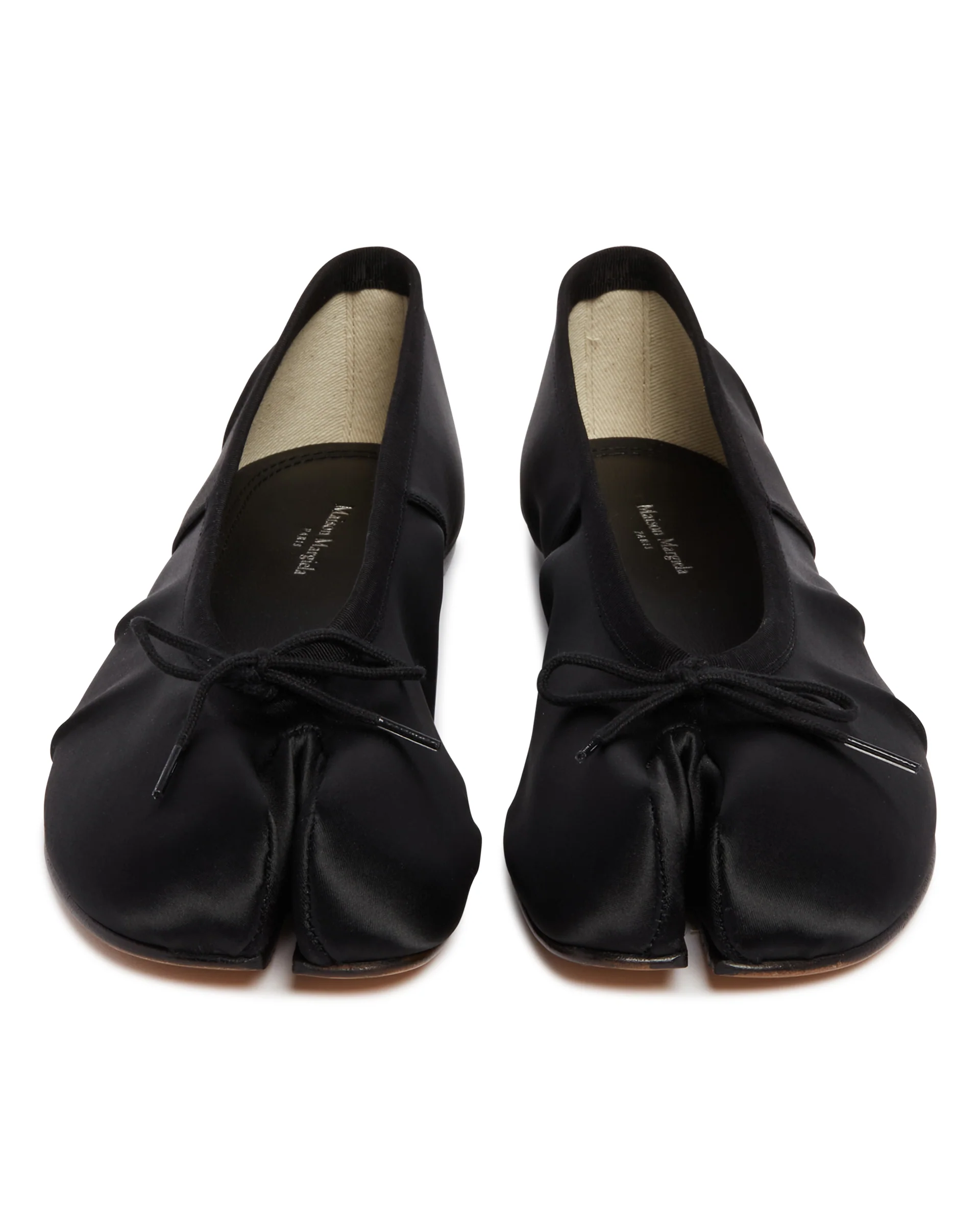 Ballerine Tabi In Raso Nere - Image 4