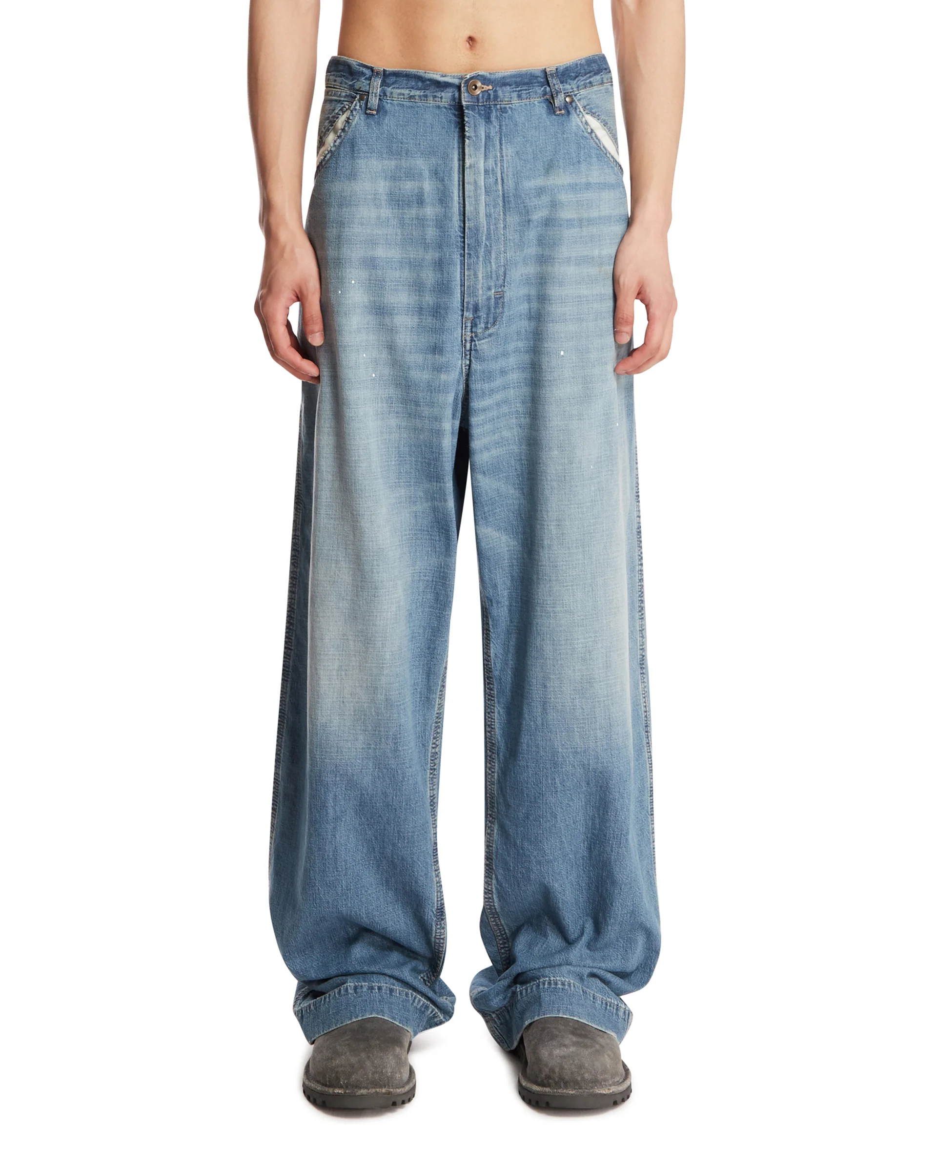 Jeans Wide-leg Blu