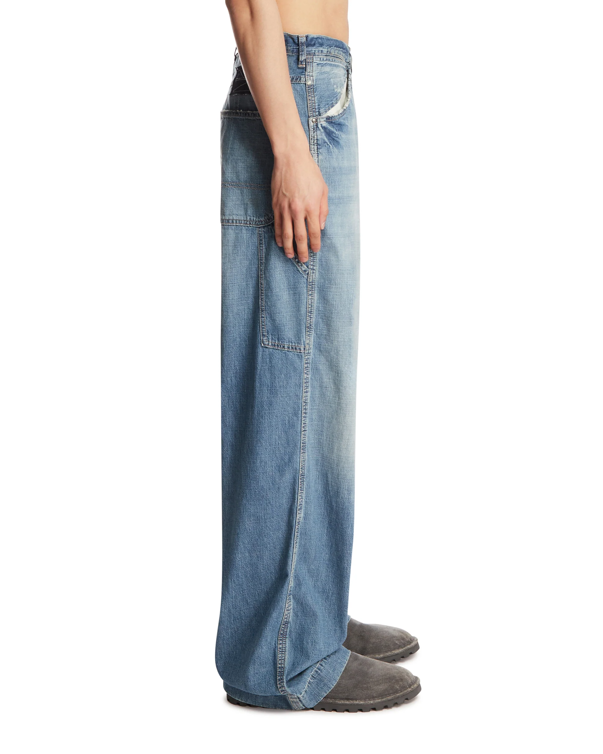 Jeans Wide-leg Blu - Image 4
