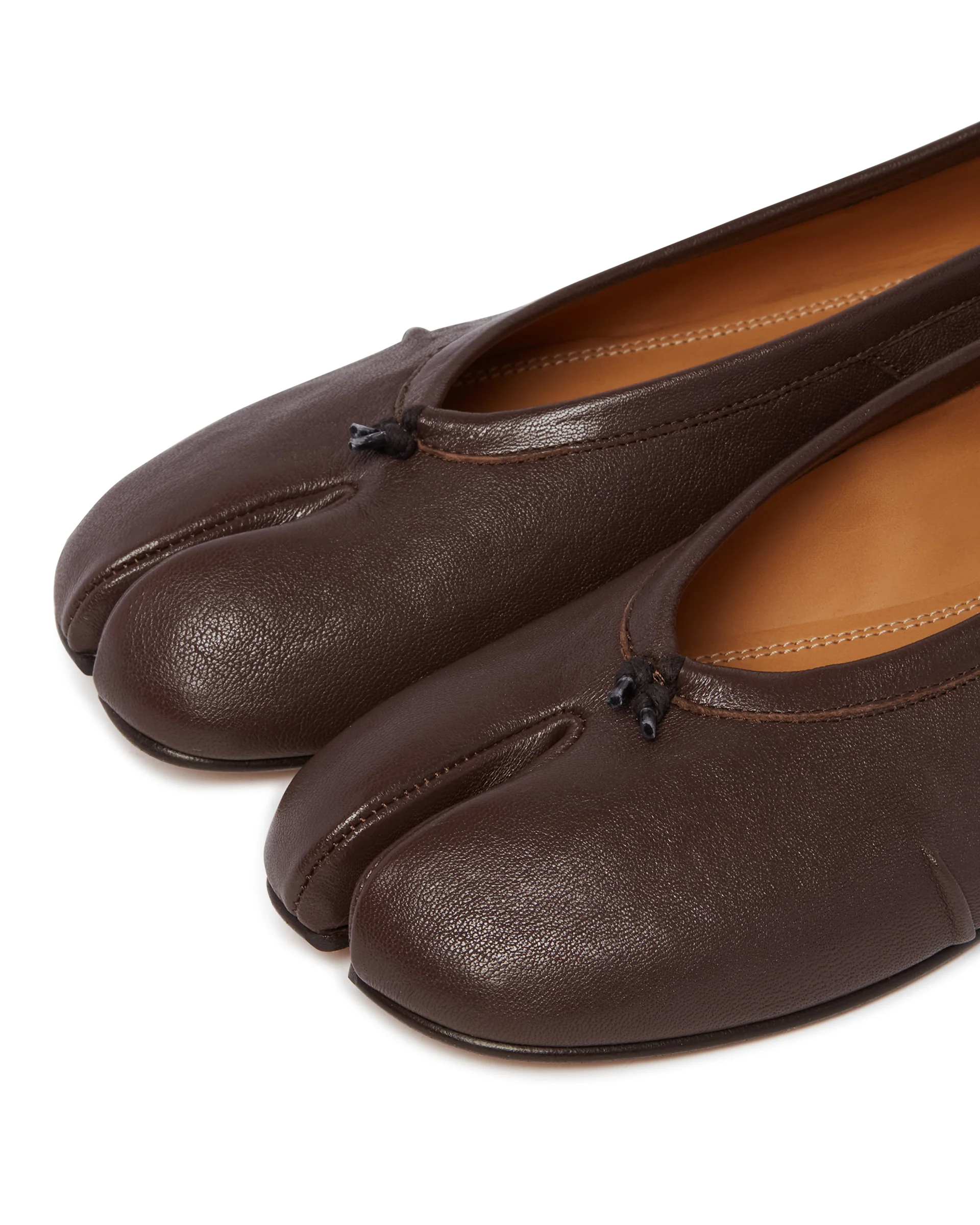 Ballerine Tabi In Pelle Marroni - Image 6