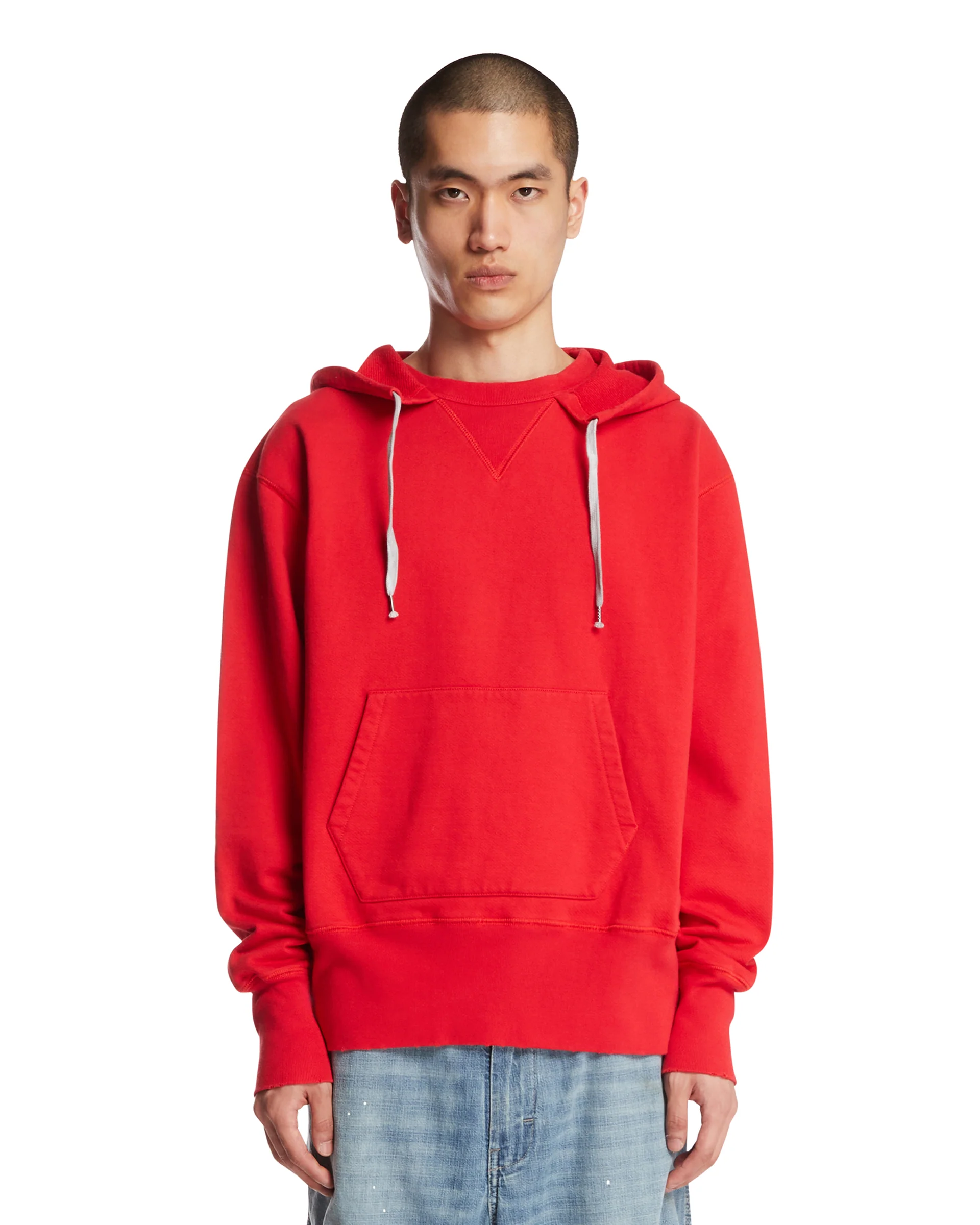 Felpa In Cotone Rossa