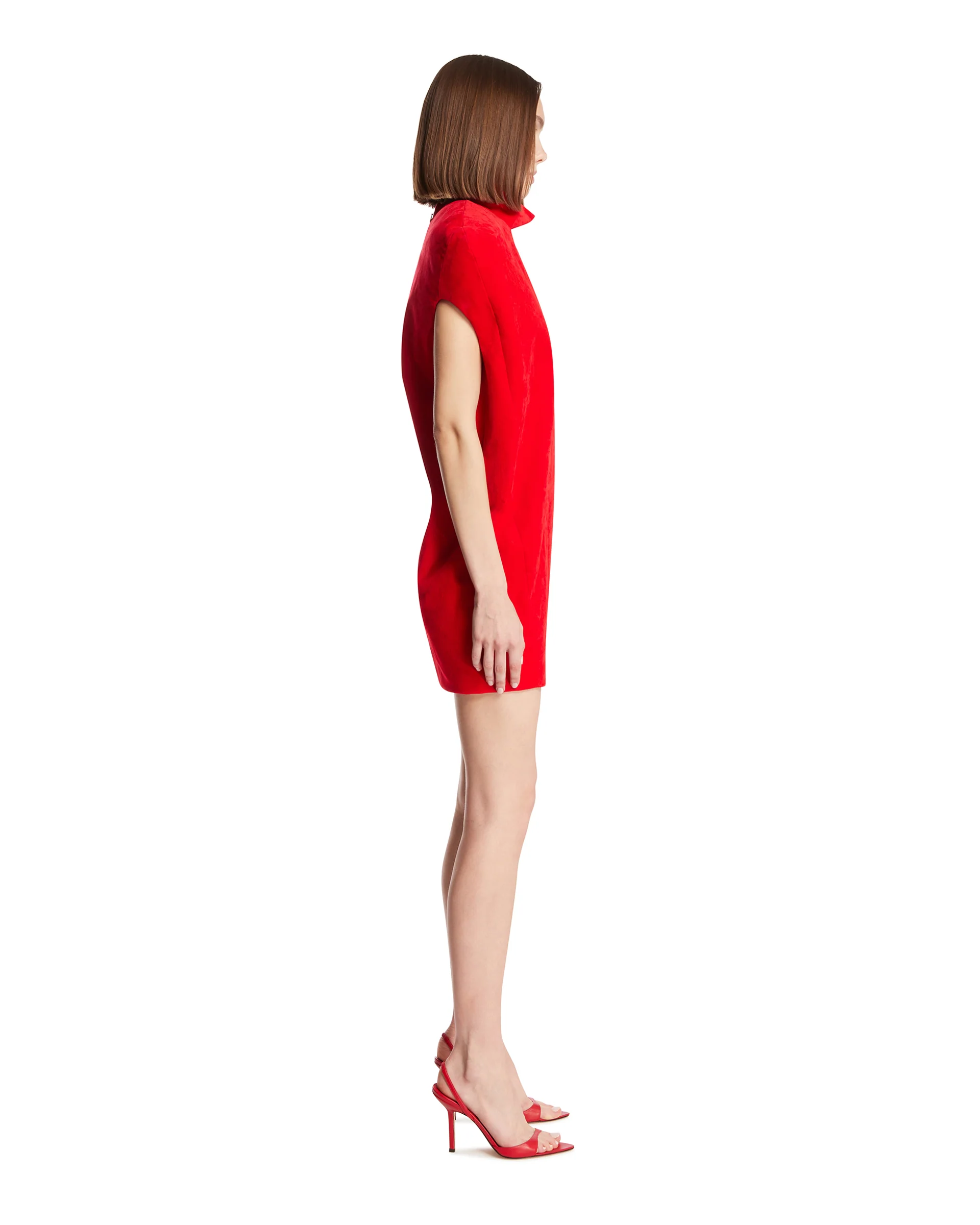 Abito Scultoreo Rosso - Image 4