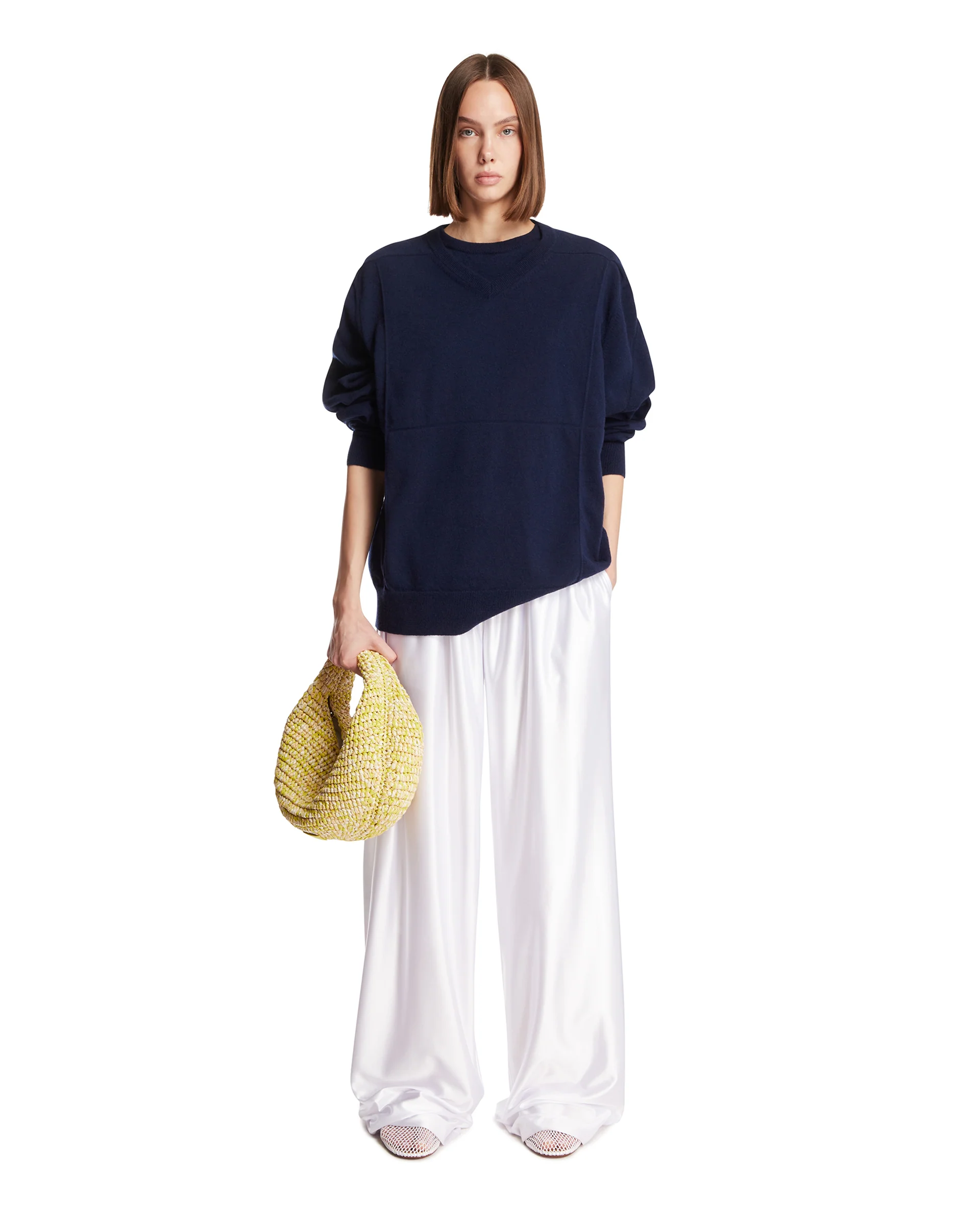Pantaloni Ampi Bianchi - Image 3