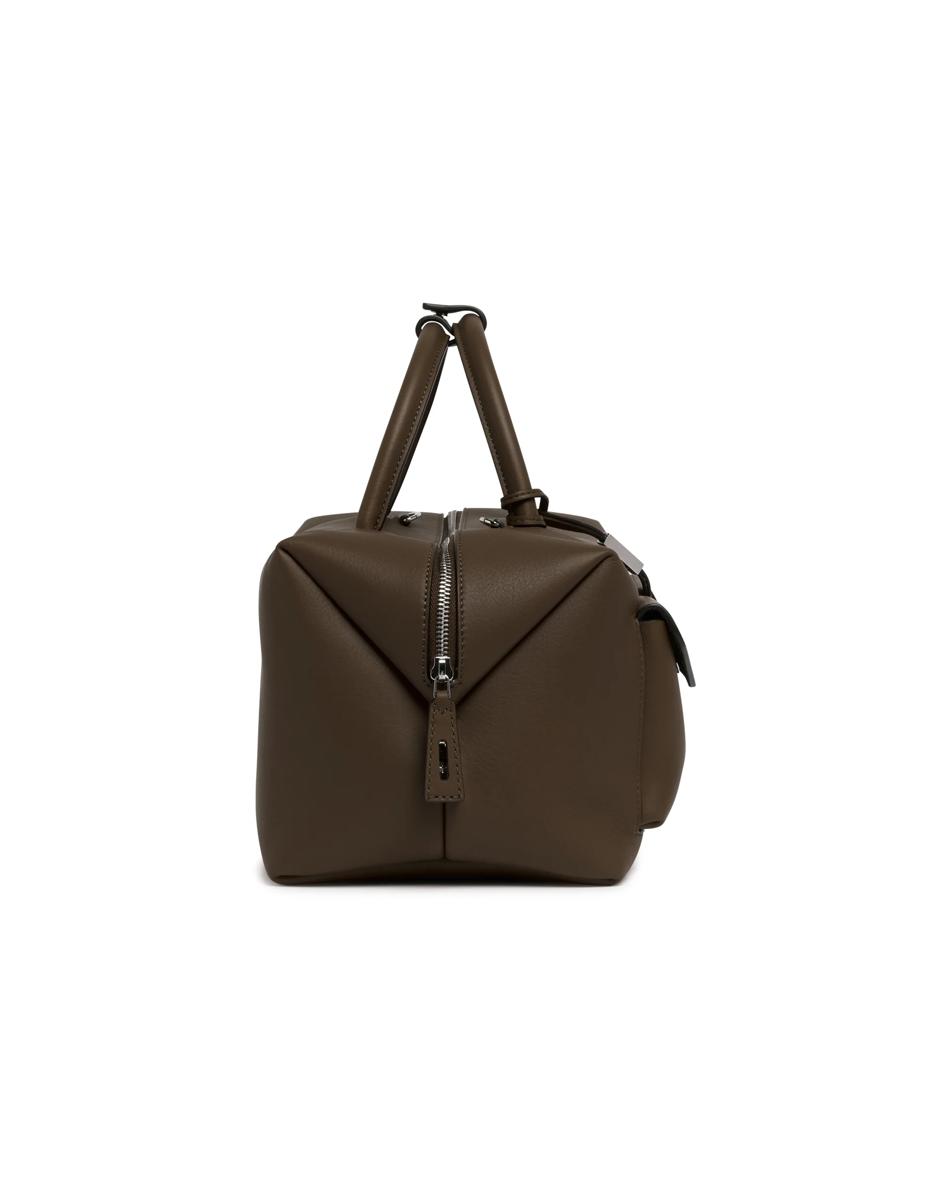 Borsa Bauletto Large Holdall Cargo in Pelle Verde - Image 7