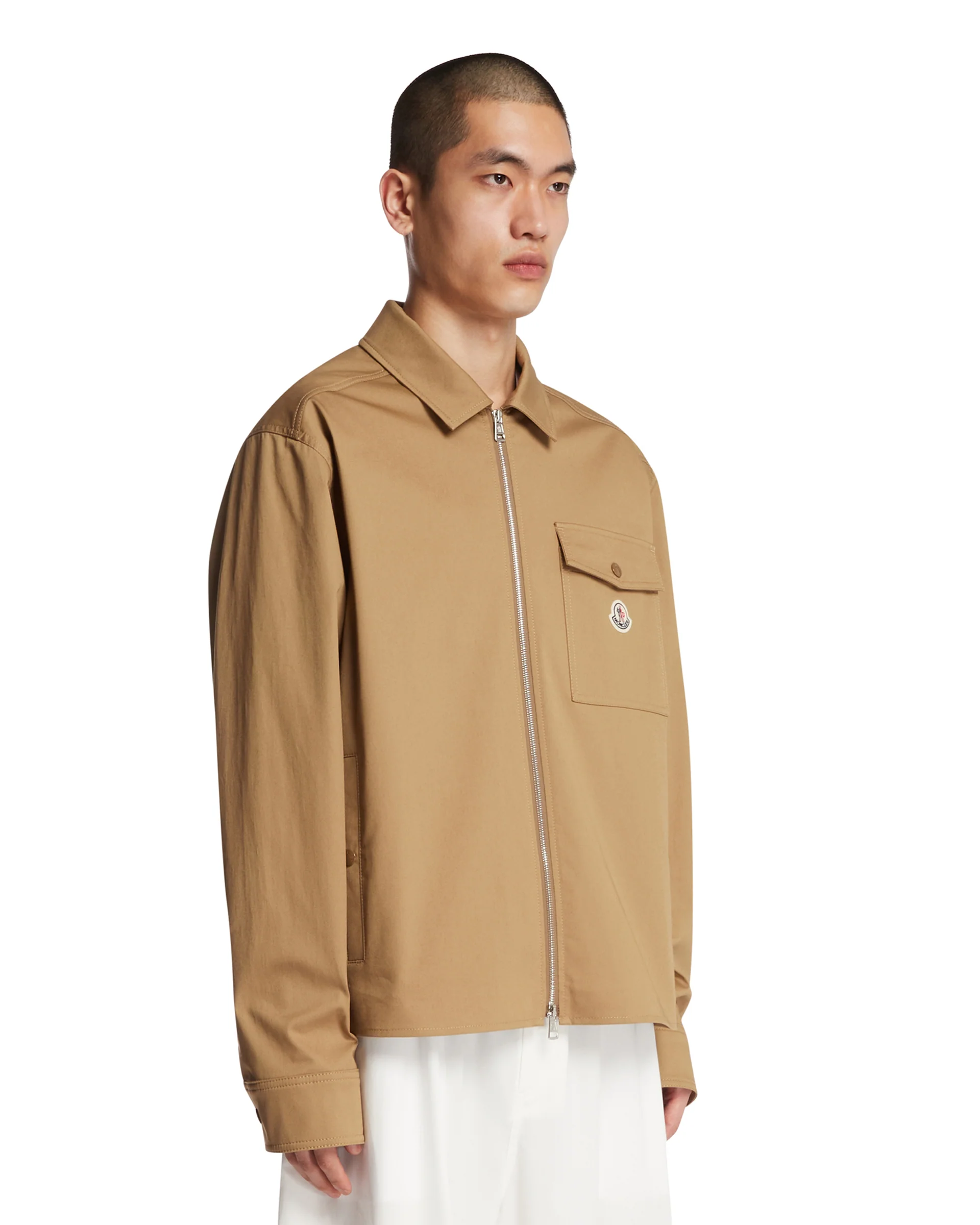 Overshirt In Cotone Beige - Image 2