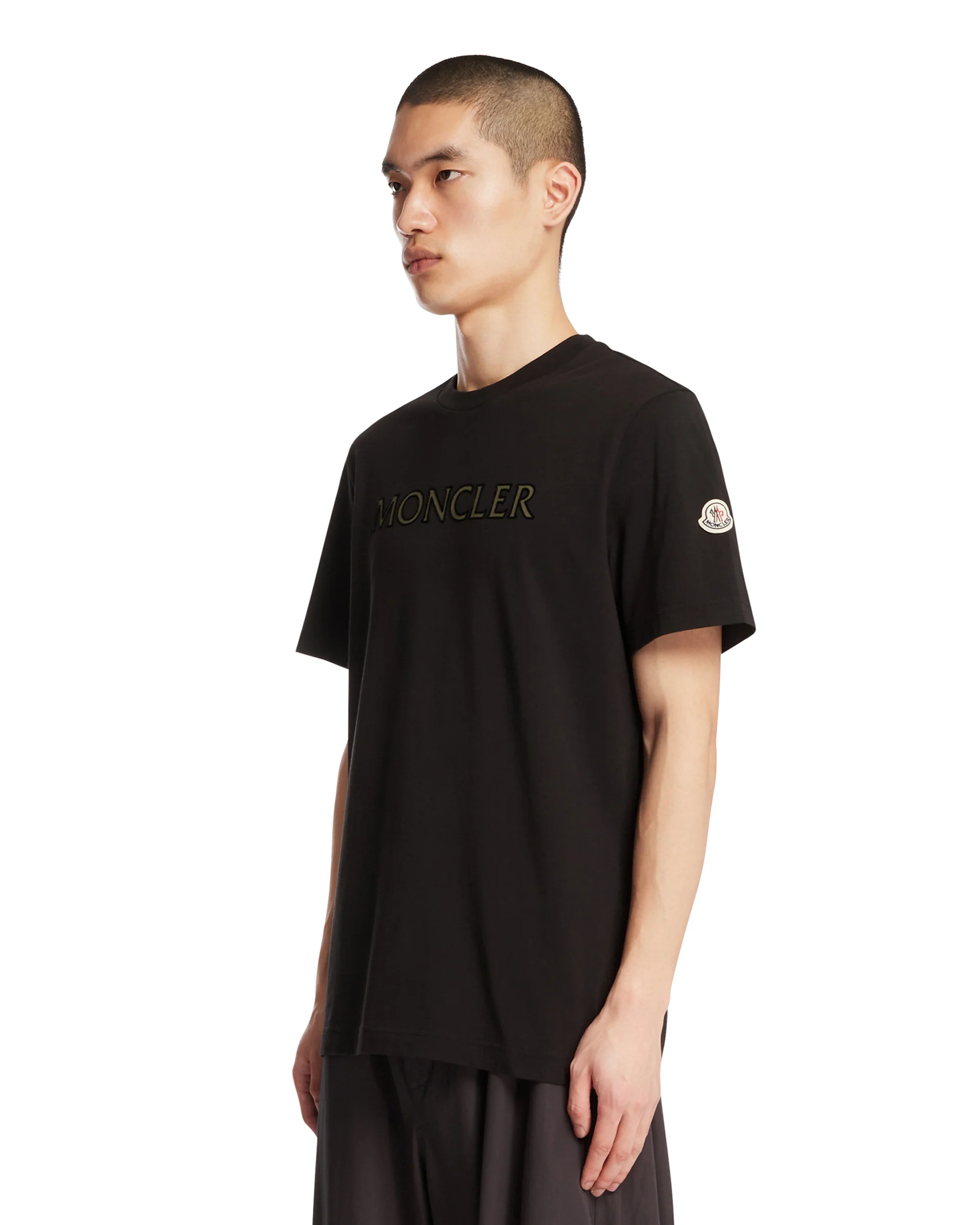 T-Shirt In Cotone Con Logo Nera - Image 2