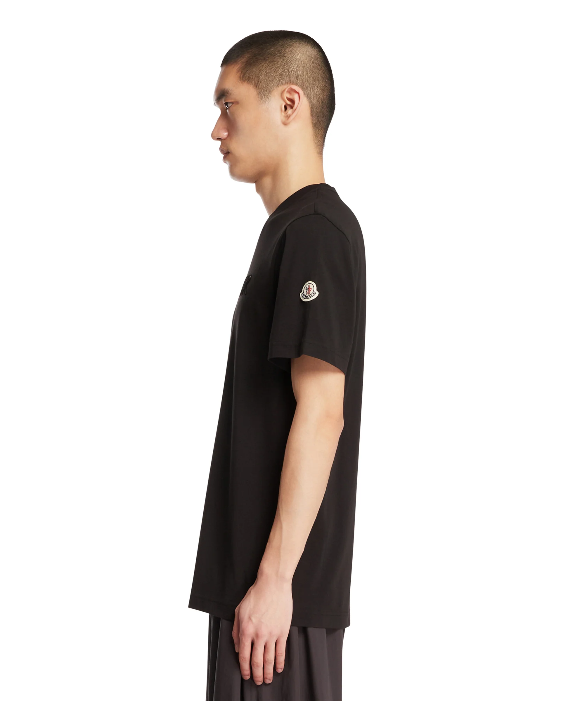 T-Shirt In Cotone Con Logo Nera - Image 4