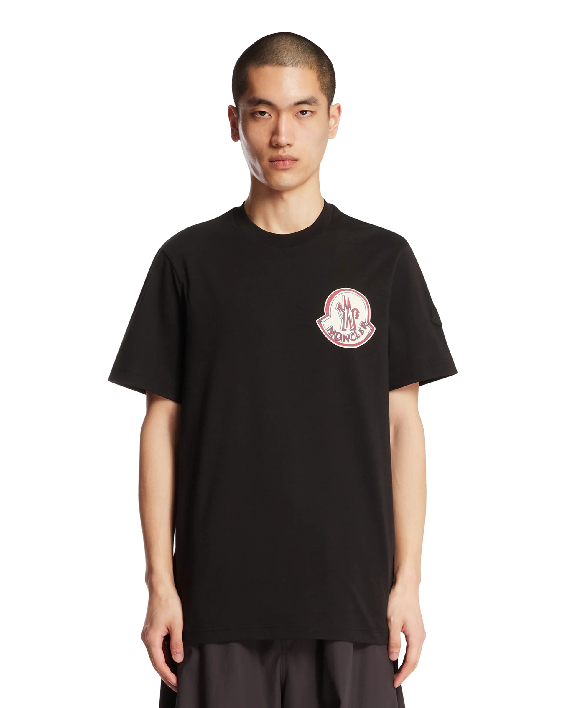 T-Shirt Con Logo Nera
