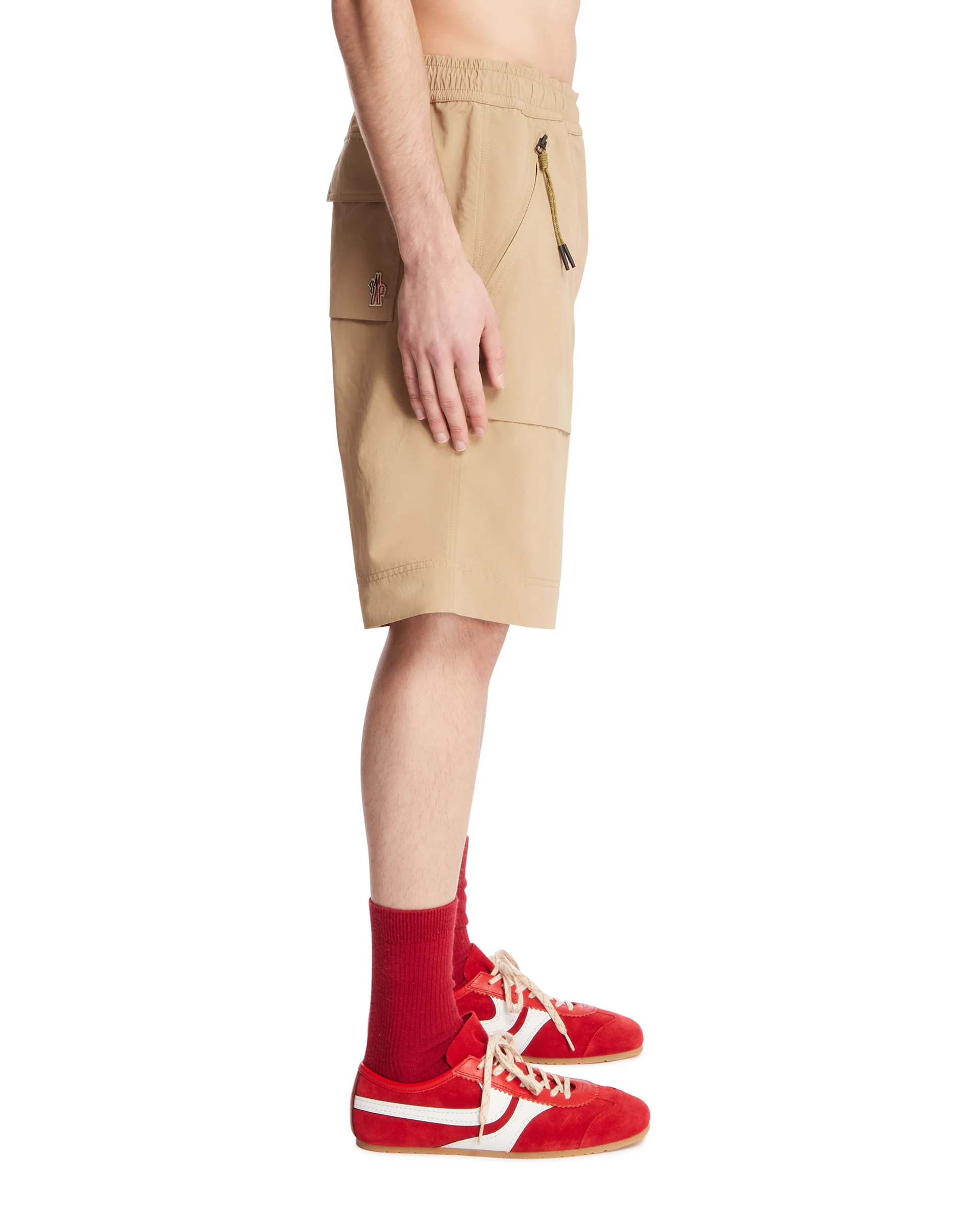Shorts In Froisse Beige - Image 4