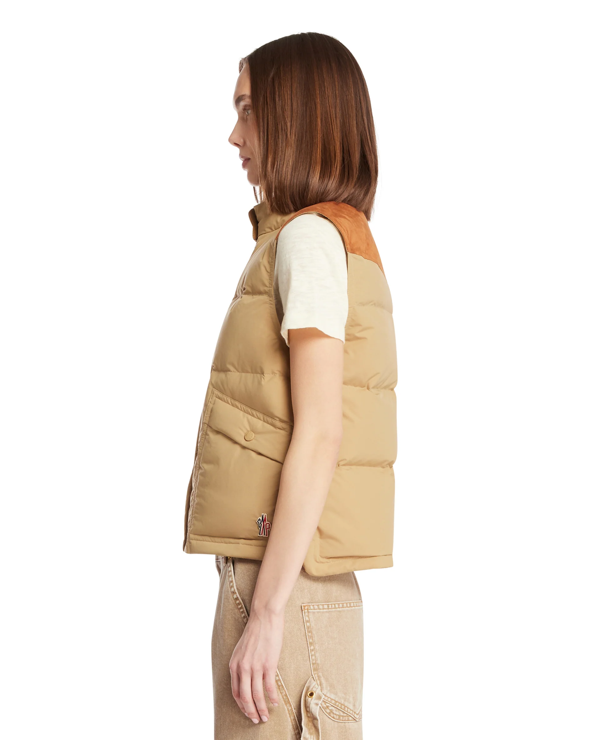 Gilet Imbottito Beige - Image 4