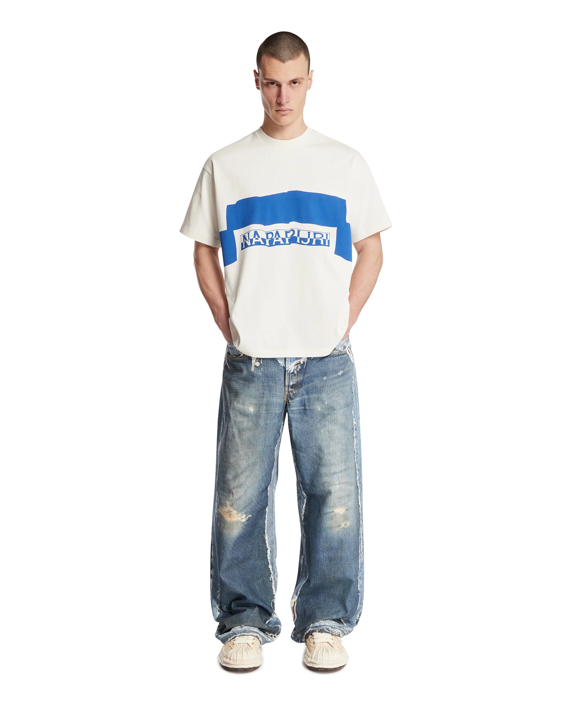 Napapijri x Martine Rose T-Shirt Siri Bianca - Image 3