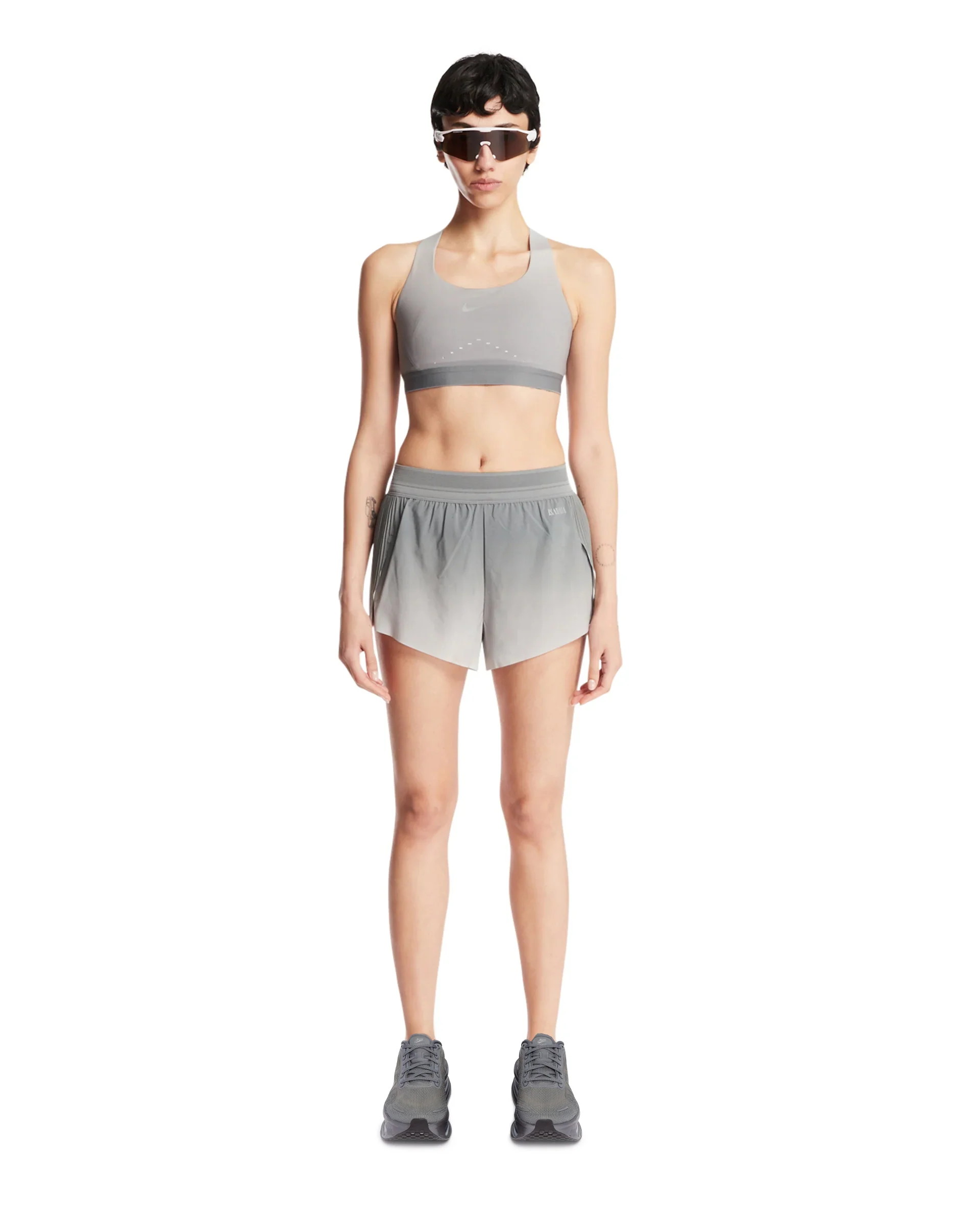 Nike x Isamaya Ffrench Shorts Dri-FIT ADV Grigi - Image 3